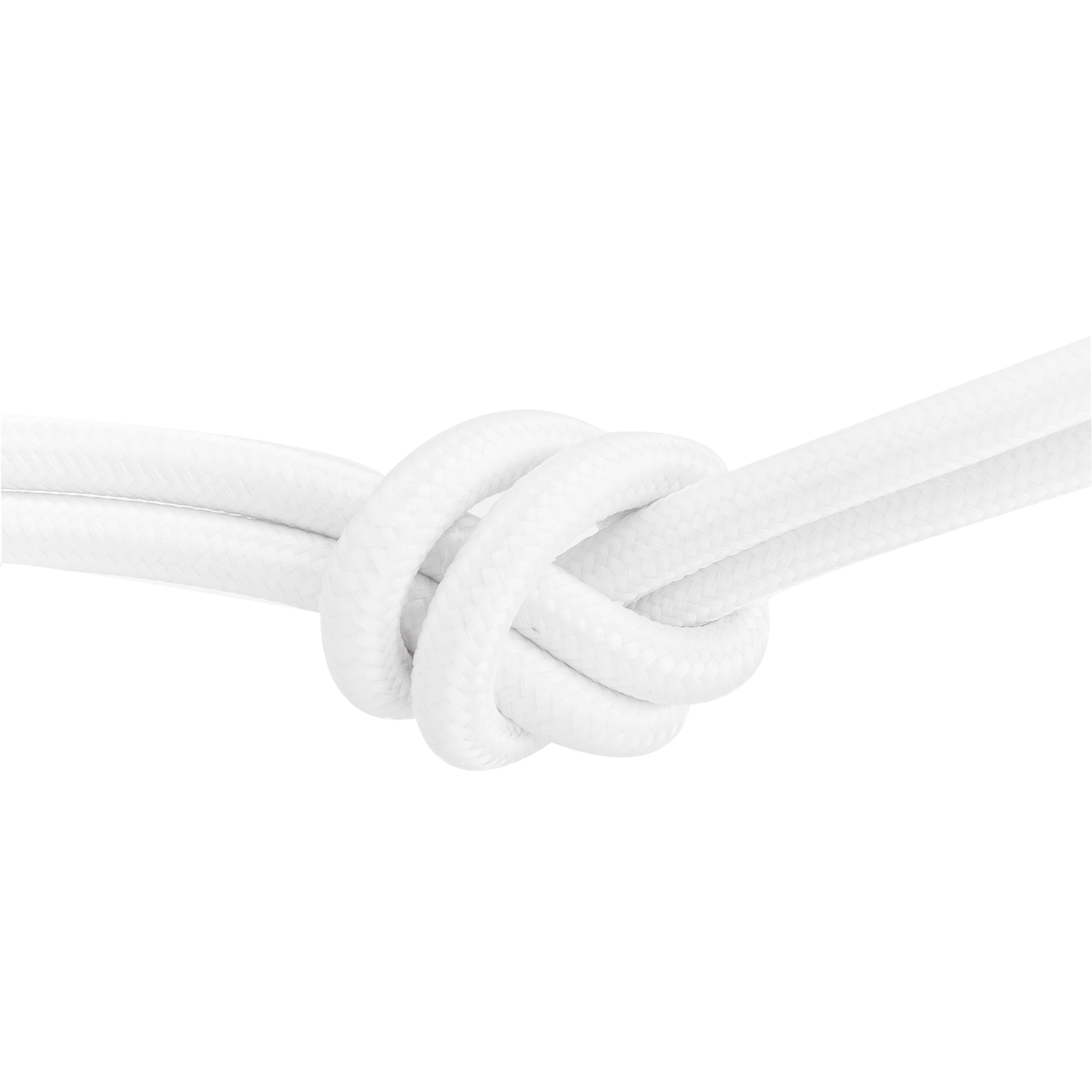 Fabric cable - white