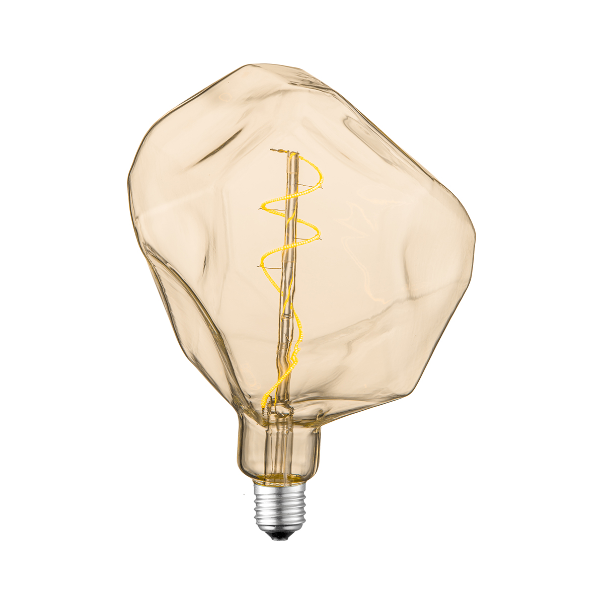 LED Bulb Single Spiral filament - special amber