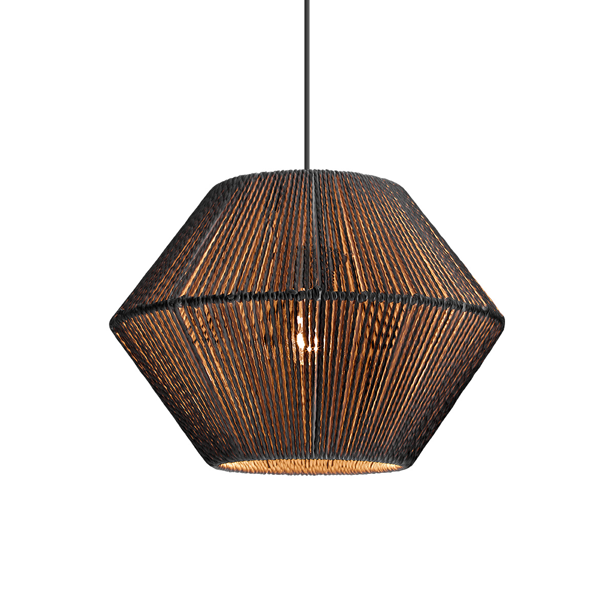 Lampshade - paper - black