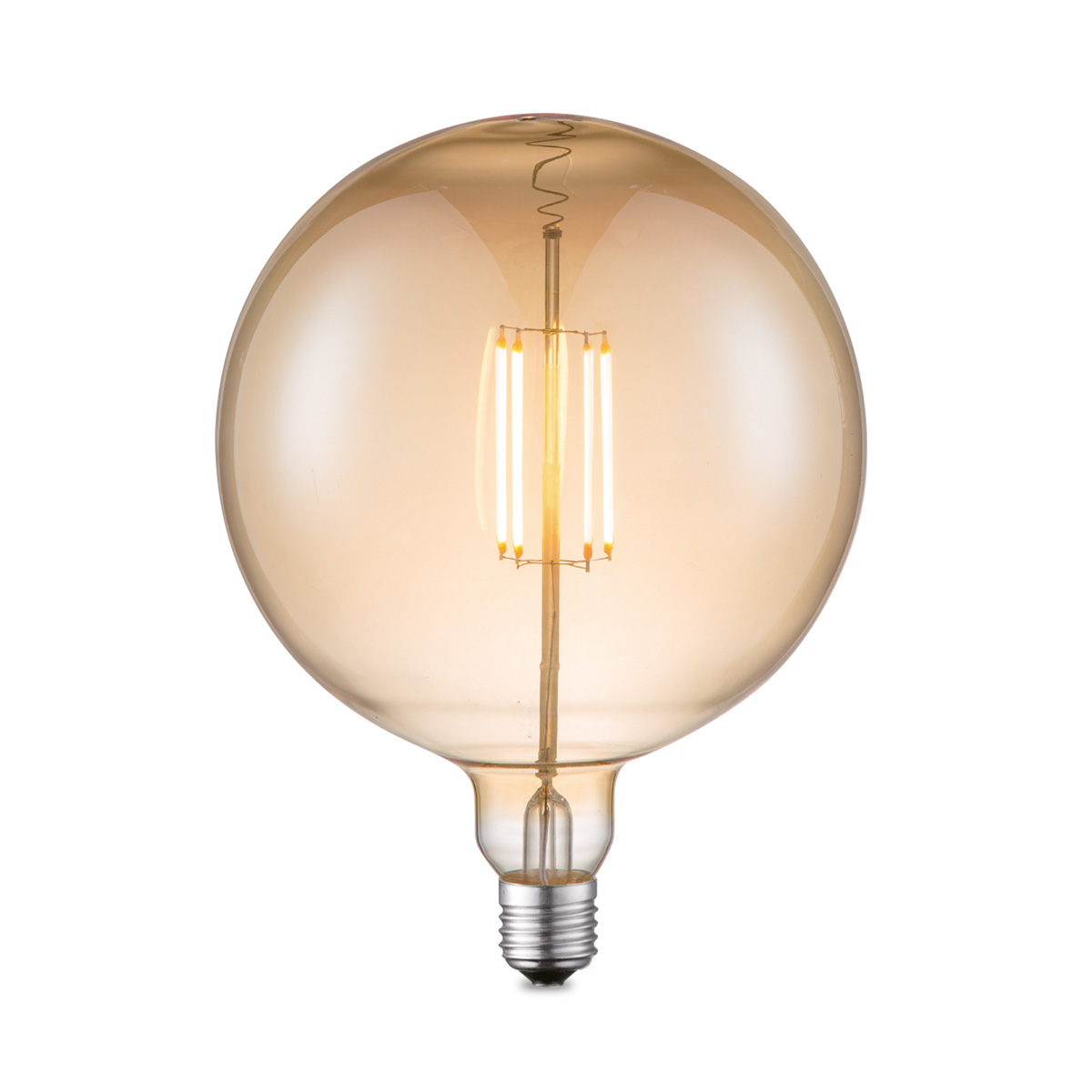 LED Bulb Deco filament - G180 amber