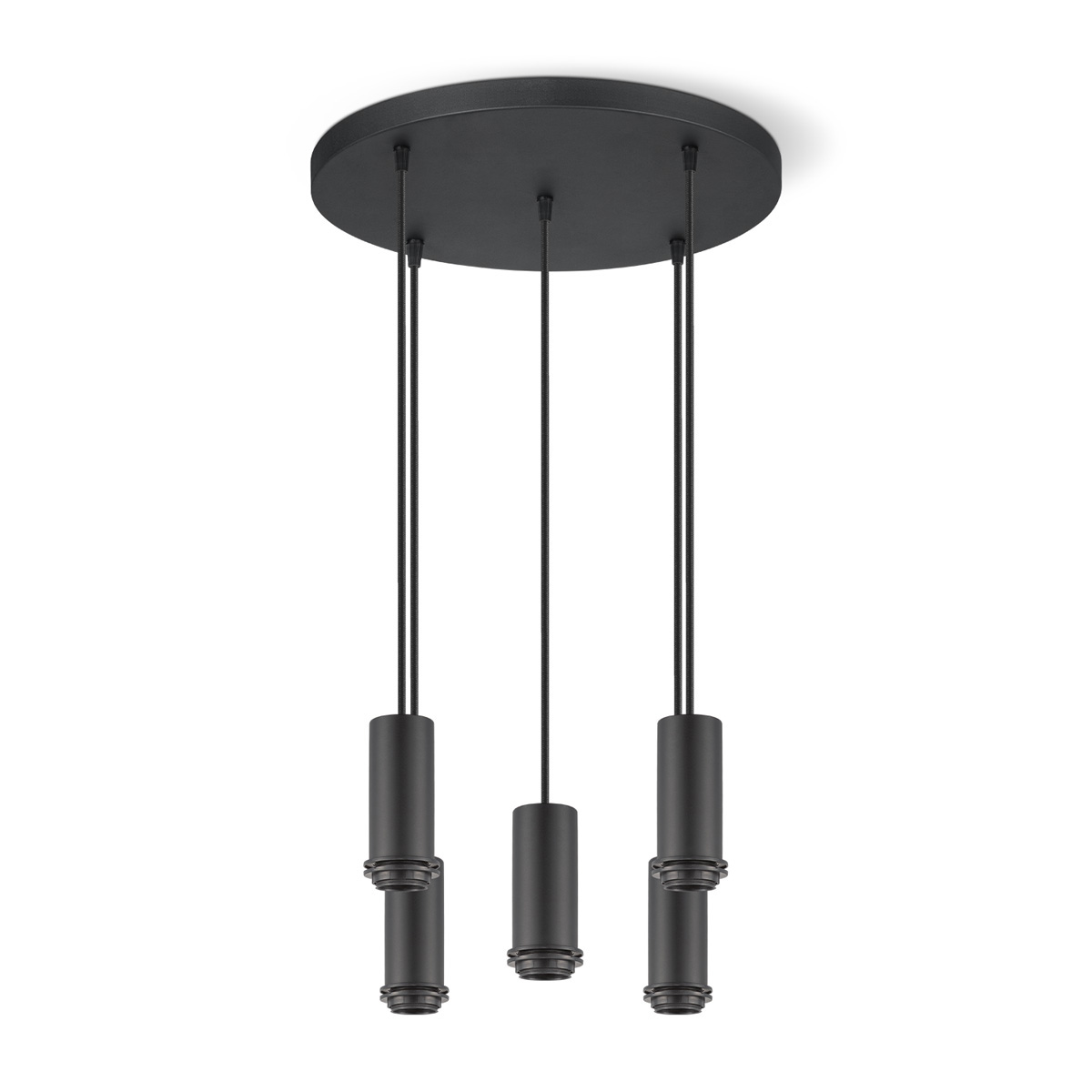 Pendant lamp 5L - sand black