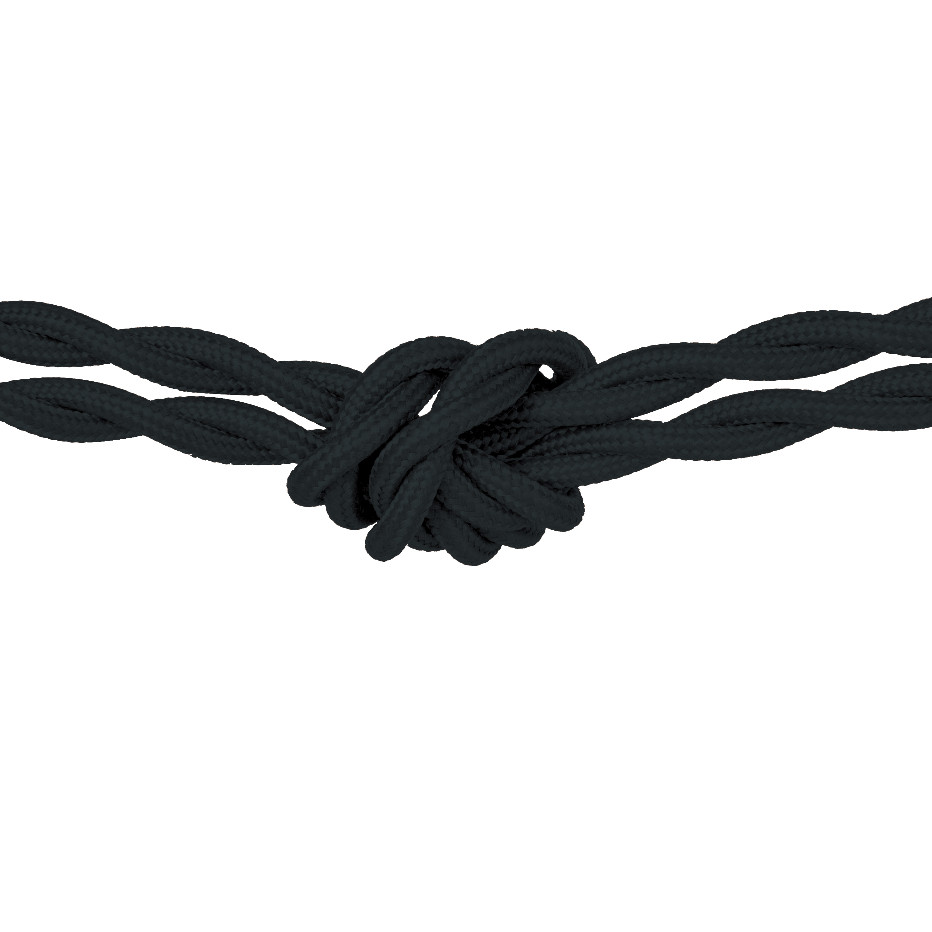 Twisted cable - black