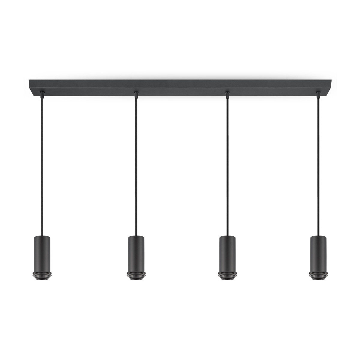 Pendant lamp 4L - sand black