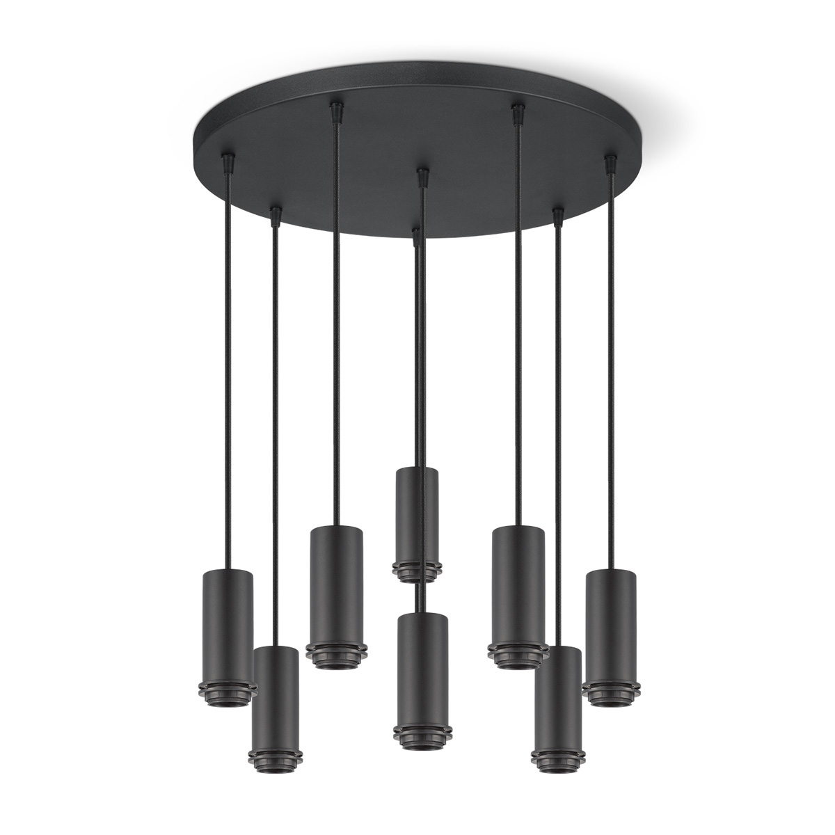 Pendant lamp 8L - sand black