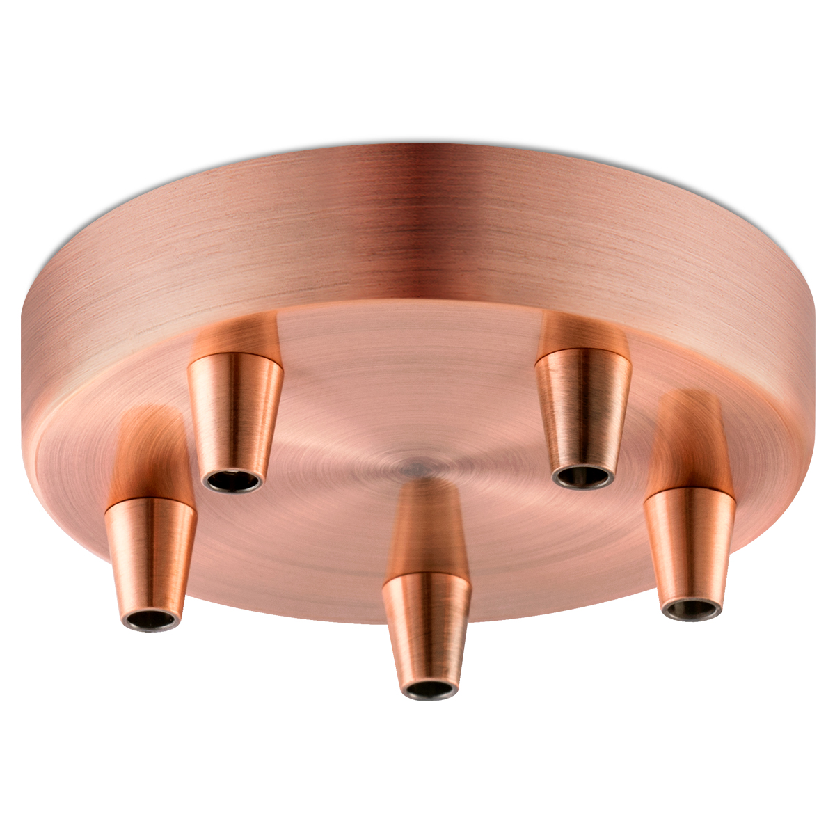 Metal 5L round canopy - copper