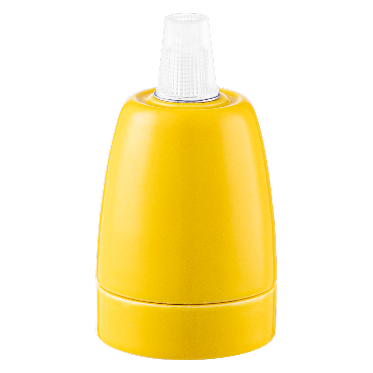 lamp holder porcelain - yellow