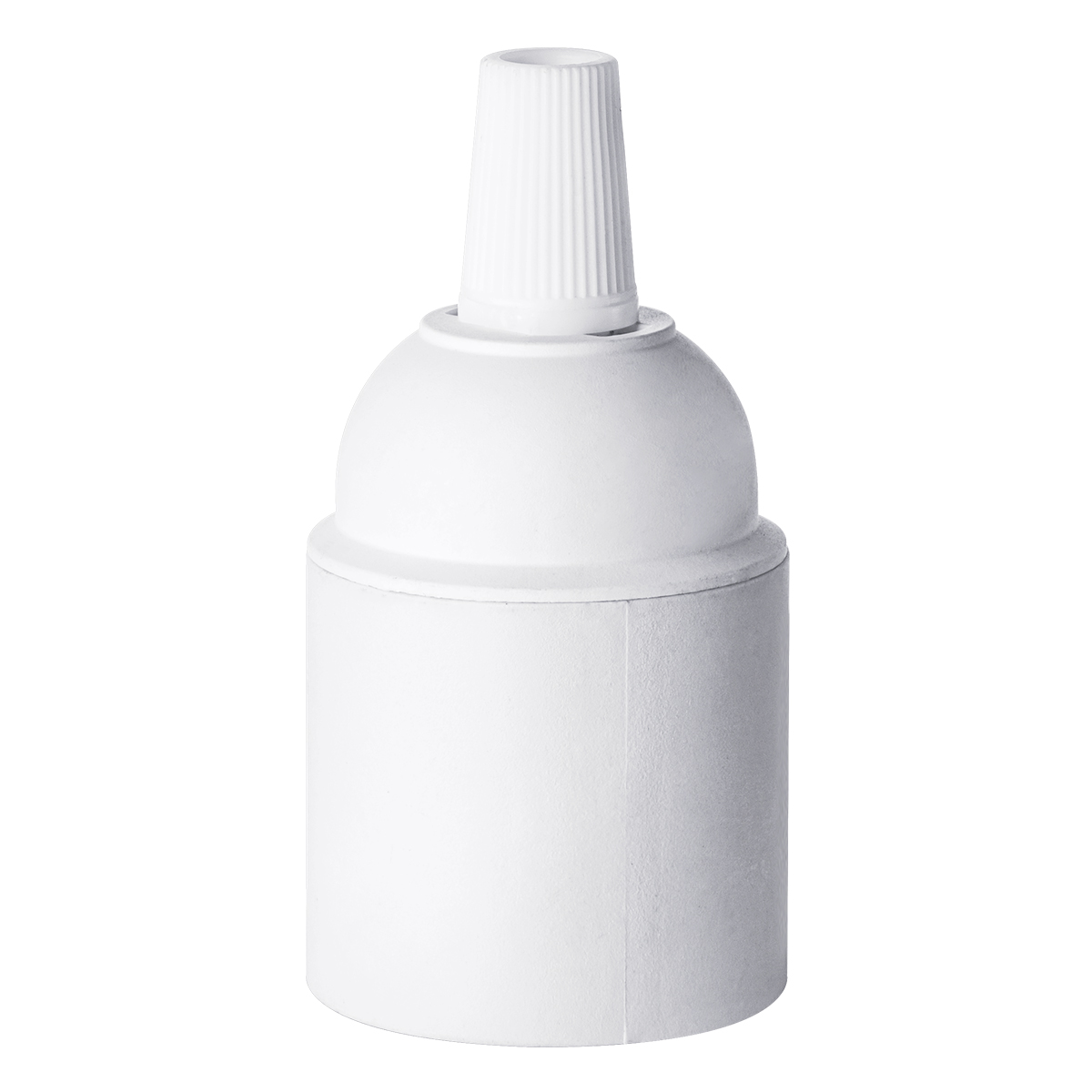 lamp holder plastic - white