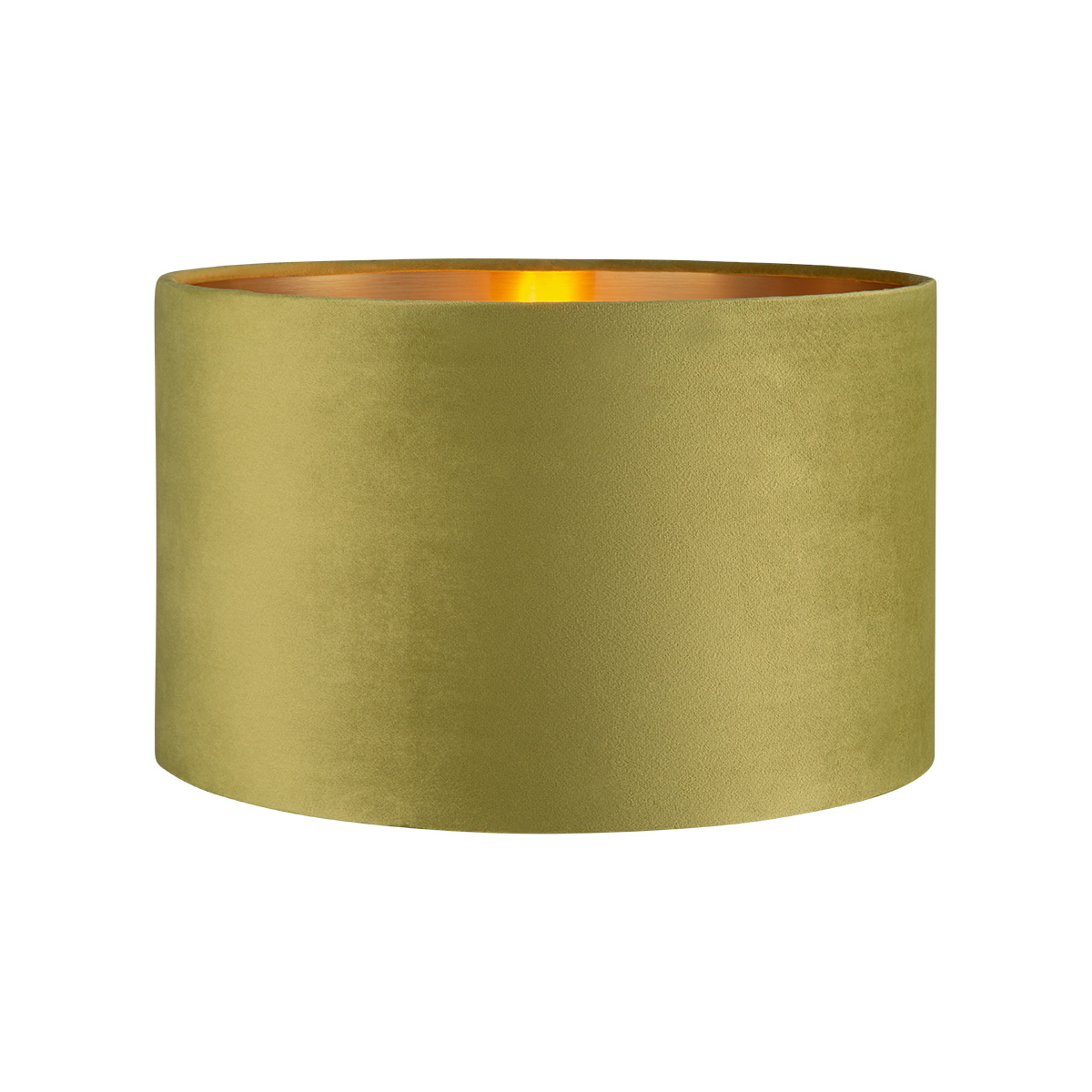 Lampshade - velvet - green