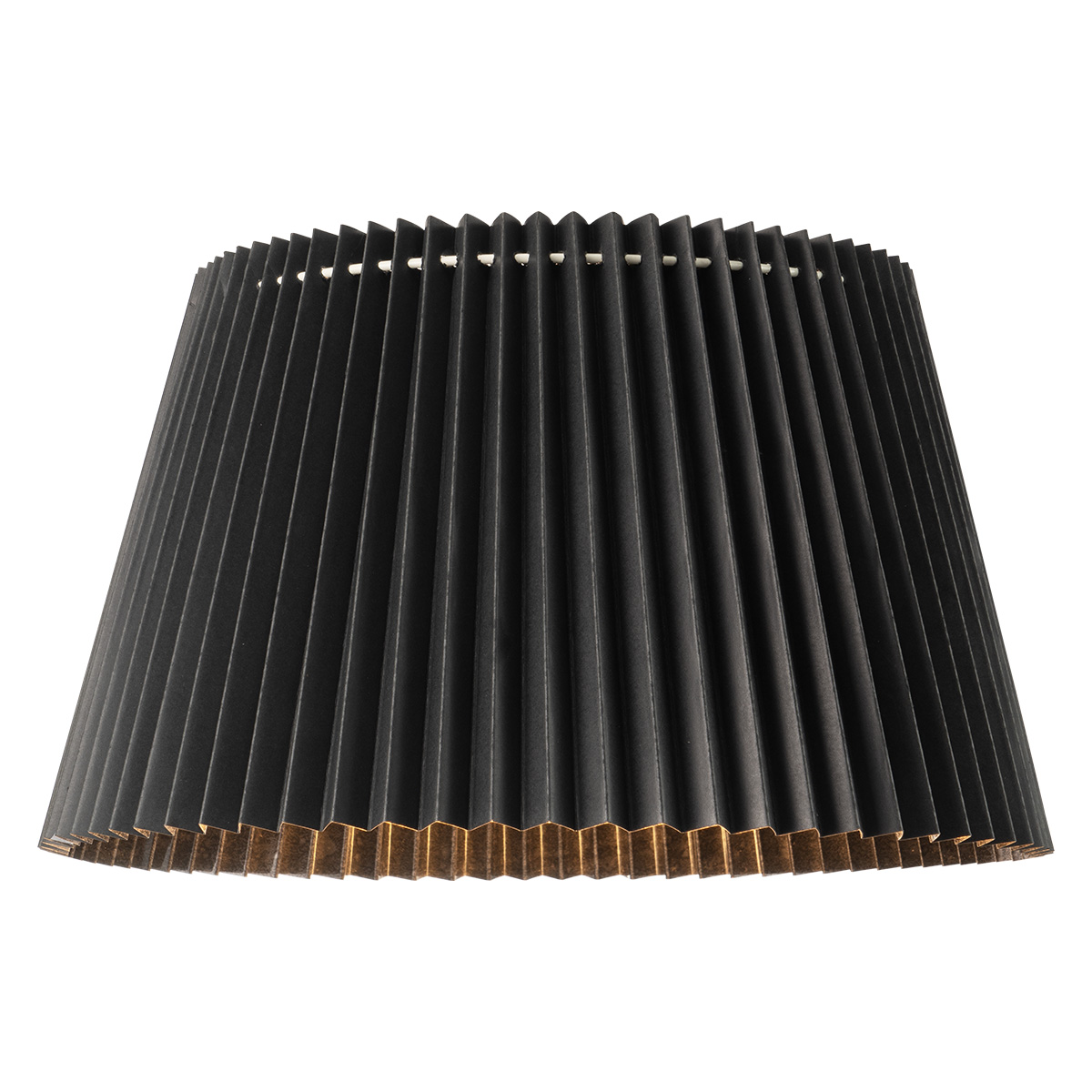 Tangla Lighting - Lampshade - metal and paper - black - taper - diameter 40cm - E27