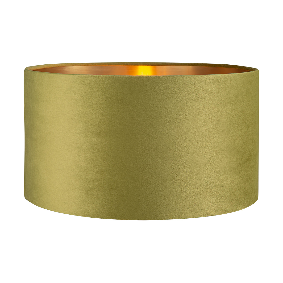 Lampshade - velvet - green
