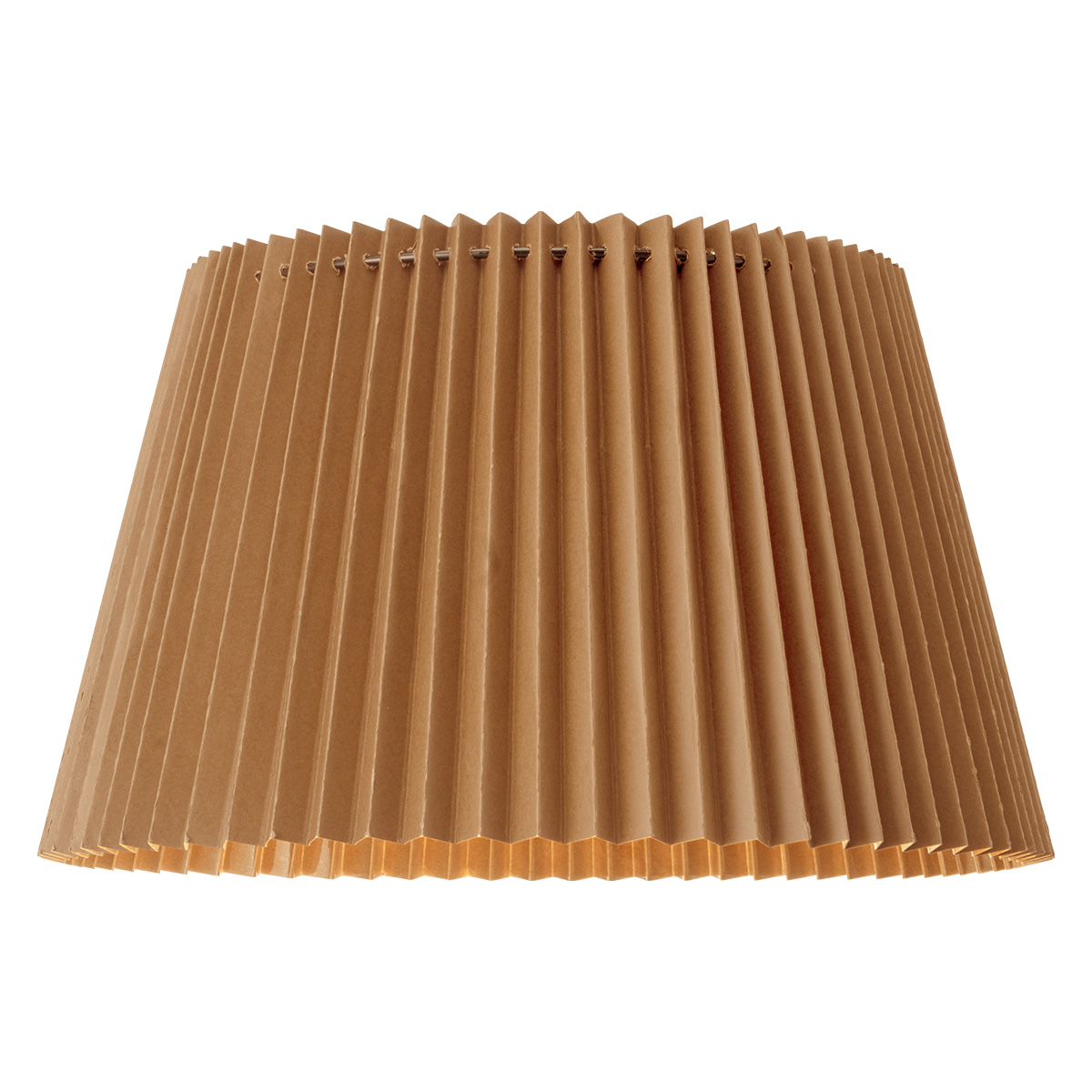 Tangla Lighting - Lampshade - metal and paper - khaki - taper - diameter 40cm - E27