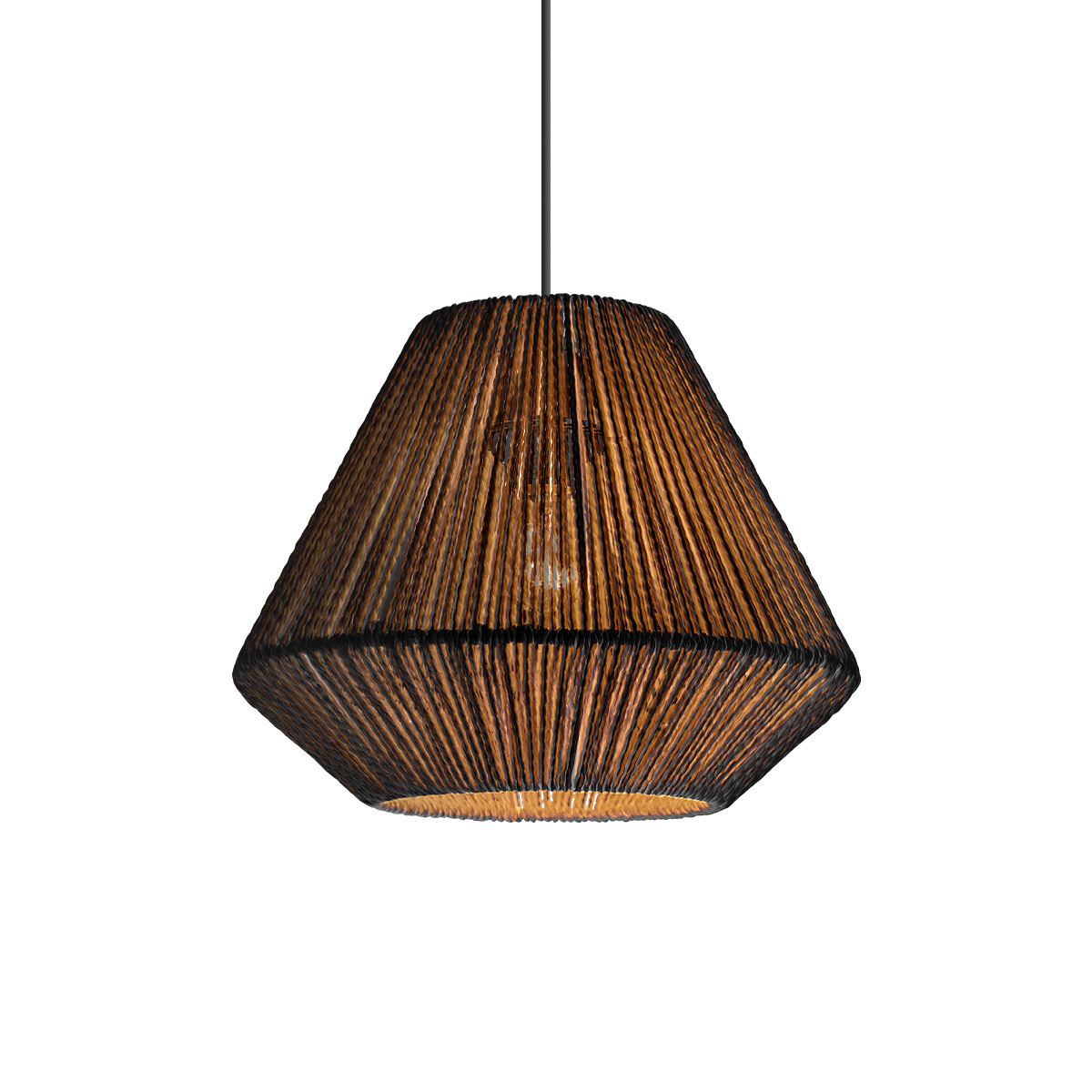 Lampshade - paper - black