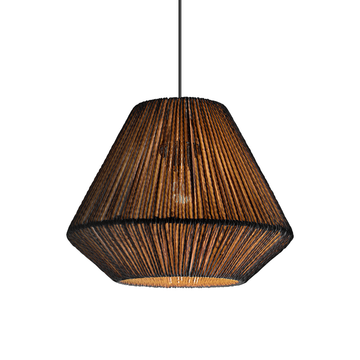 Lampshade - paper - black