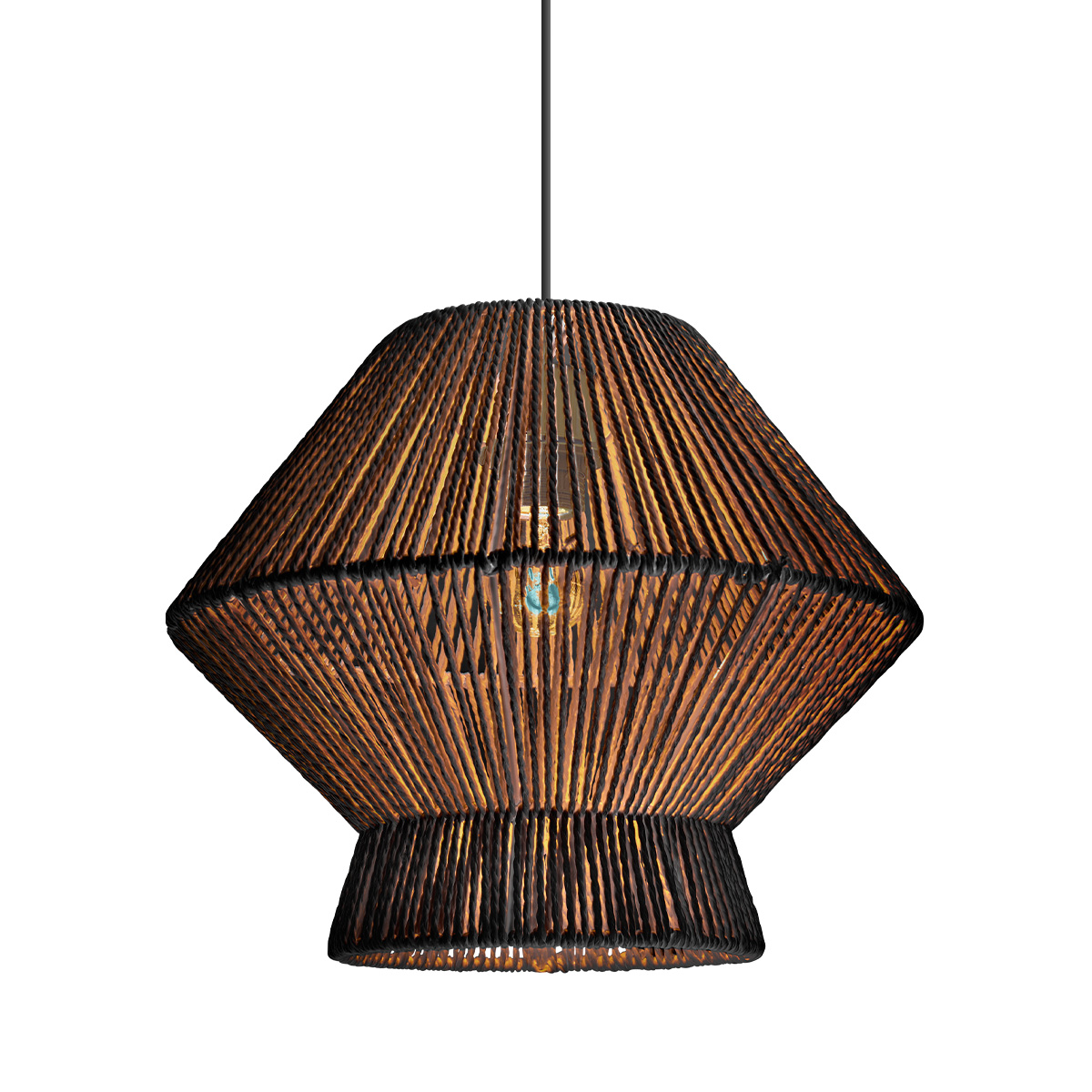 Lampshade - paper - black