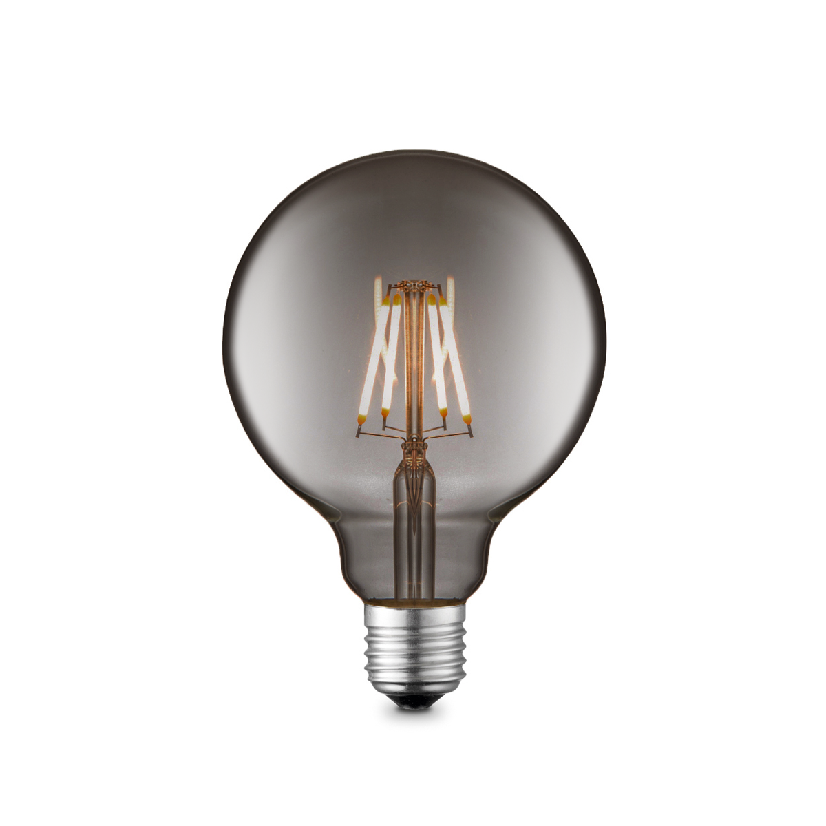Tangla lighting - TLB-8004-04TM - LED Light Bulb Deco filament - G95 4W titanium - dimmable - E27
