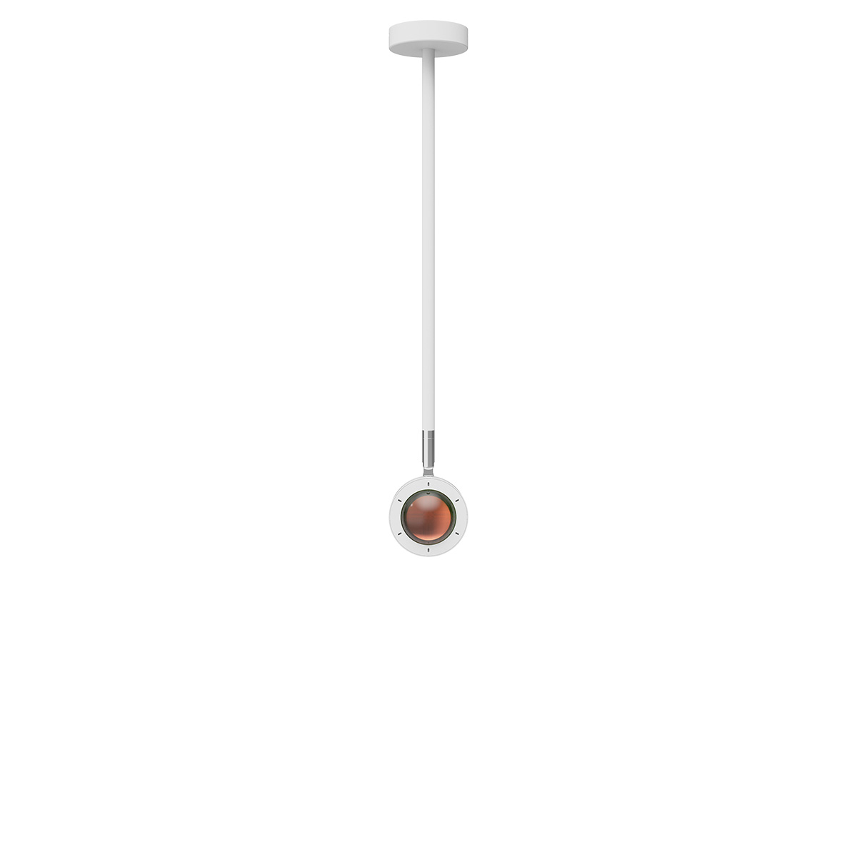 Tangla lighting - TLC7202-01WA - LED Ceiling lamp 1 Light - metal + glass - sand white - medium - aura