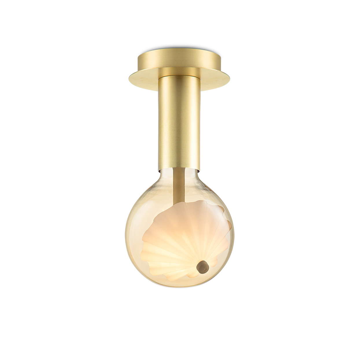 Tangla lighting - TLC7045-14BS - LED Ceiling lamp 1 Light - move me globus - brass - medium scepter - E27