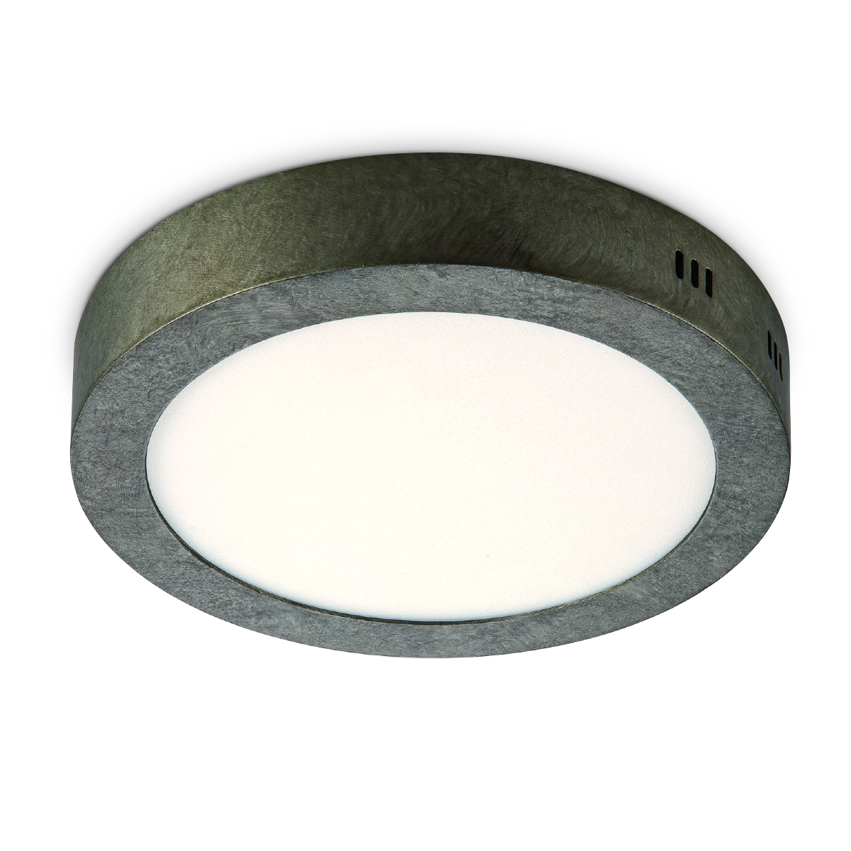 Tangla lighting - TLC5014-15GM - LED Ceiling lamp - metal - burned metal - large - round - pie