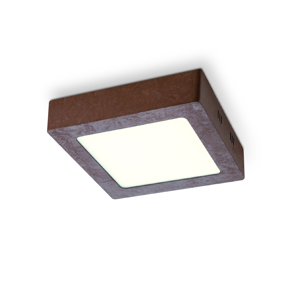 Tangla lighting - TLC5015-12RS - LED Ceiling lamp - metal - rusty - medium - square - window