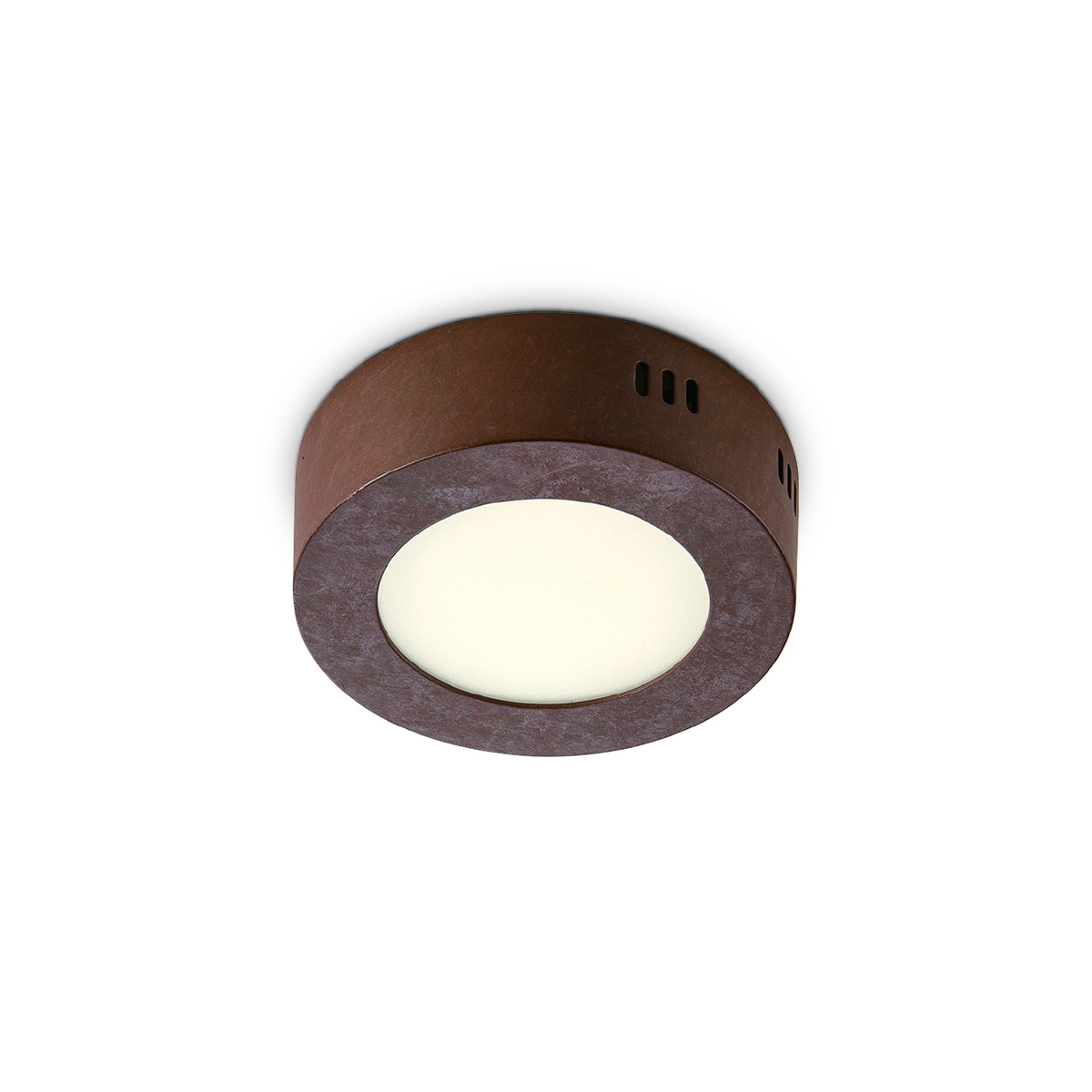 Tangla lighting - TLC5014-06RS - LED Ceiling lamp - metal - rusty - standard - round - pie
