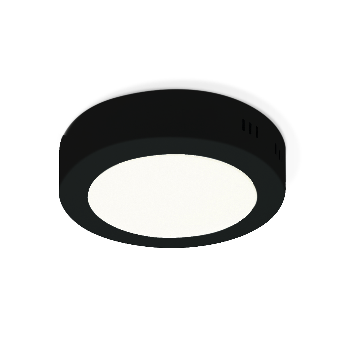 Tangla lighting - TLC5014-12SB - LED Ceiling lamp - metal - sand black - medium - round - pie