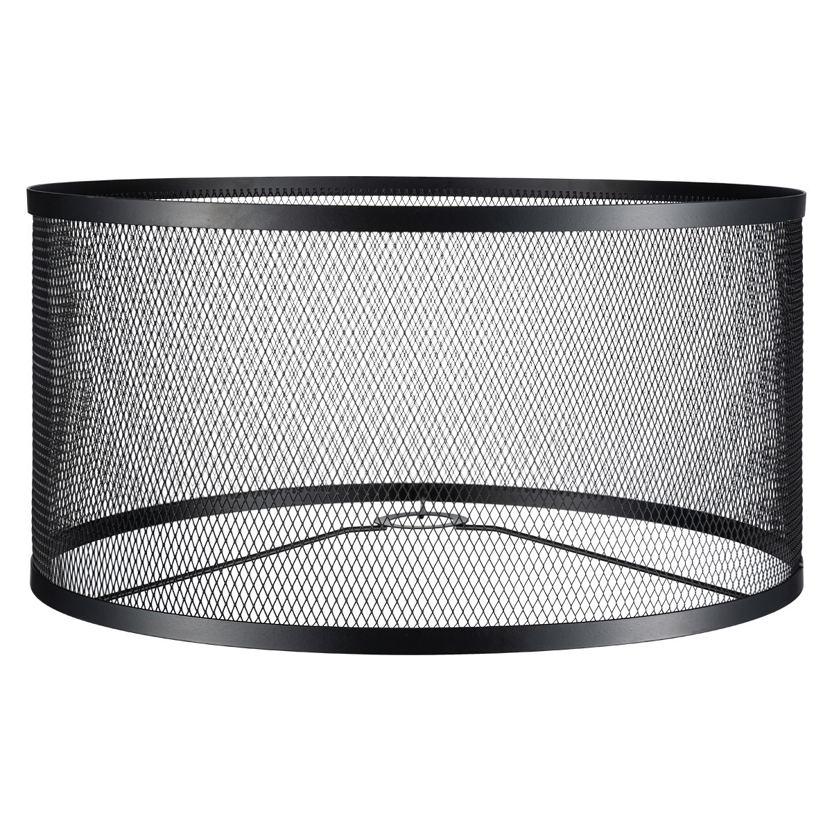 Tangla lighting - TLS7646-50BK - Decorative Lampshade - metal wire mesh in black - industrial black - Φ50cm - E27