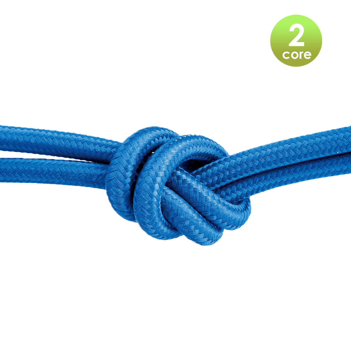 Tangla lighting - TLCB01004BL - Fabric cable 2 core - in blueberry