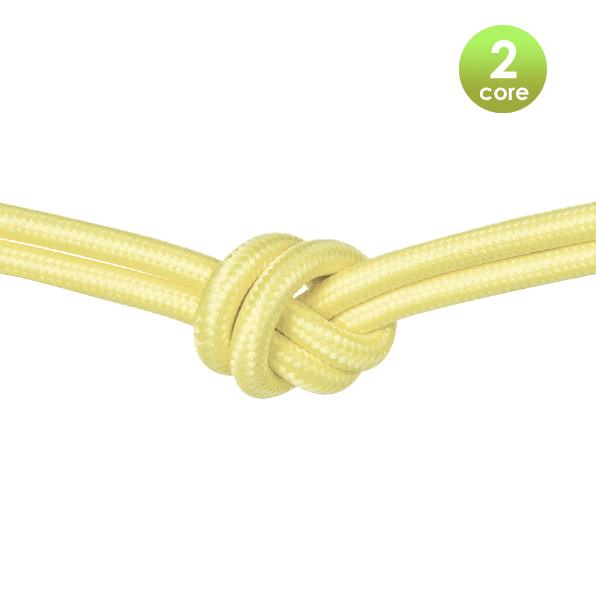 Tangla lighting - TLCB01001YL - Fabric cable 2 core - in cream