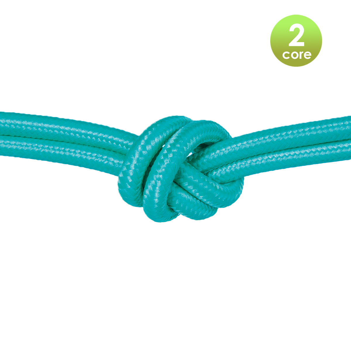 Tangla lighting - TLCB01005GN - Fabric cable 2 core - in light steel blue