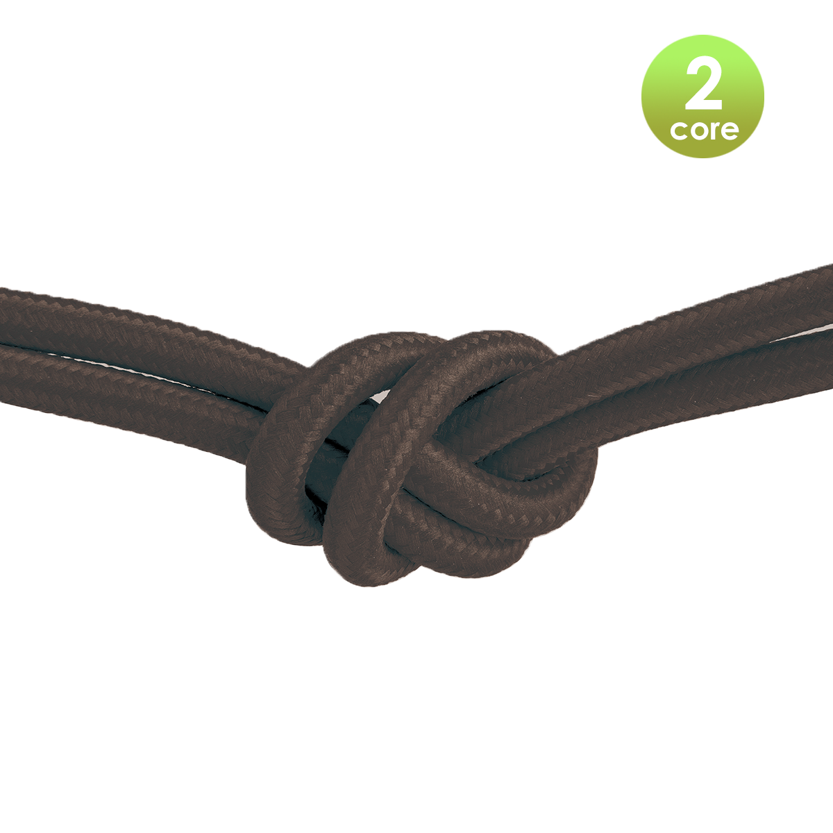Tangla lighting - TLCB01006KH - Fabric cable 2 core - in mat khaki