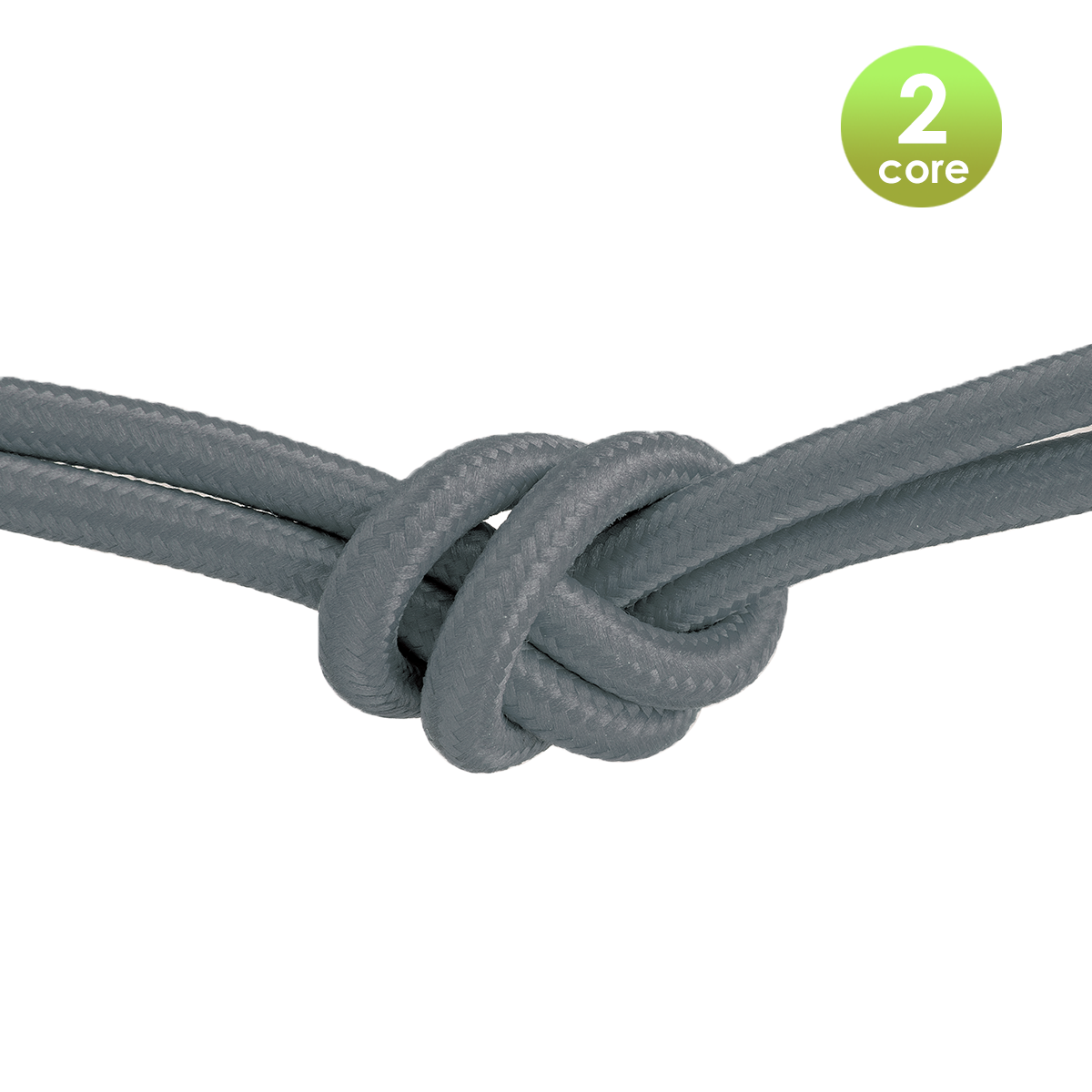 Tangla lighting - TLCB01006BW - Fabric cable 2 core - in medium green spring