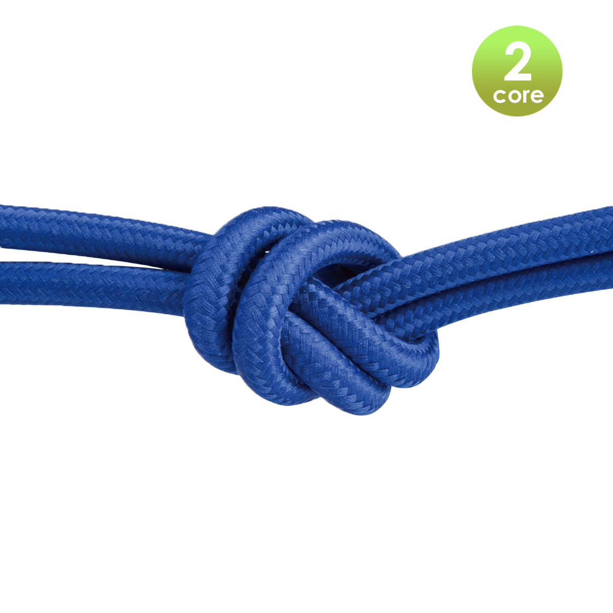 Tangla lighting - TLCB01005BL - Fabric cable 2 core - in royal blue