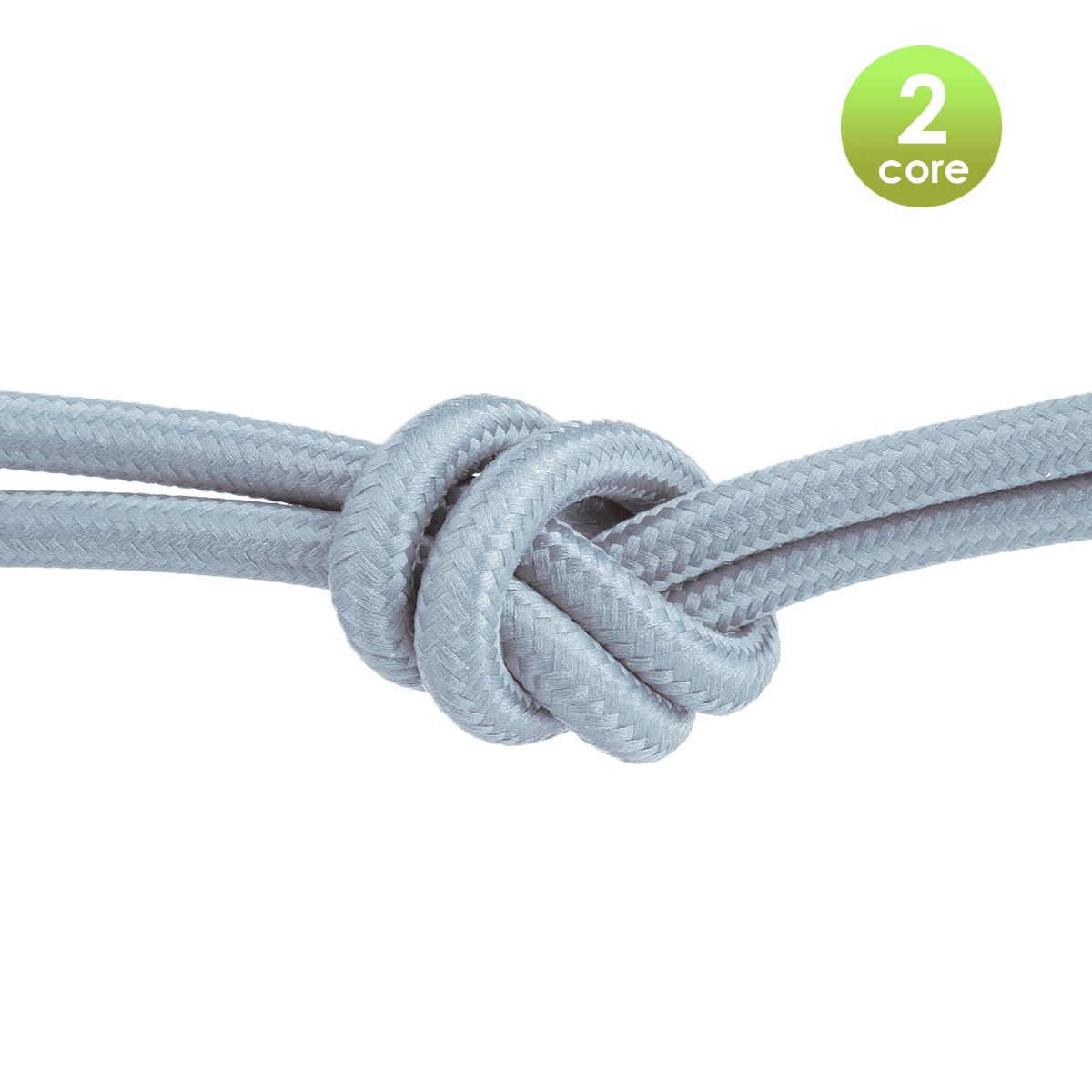 Tangla lighting - TLCB01001BL - Fabric cable 2 core - in shadow blue