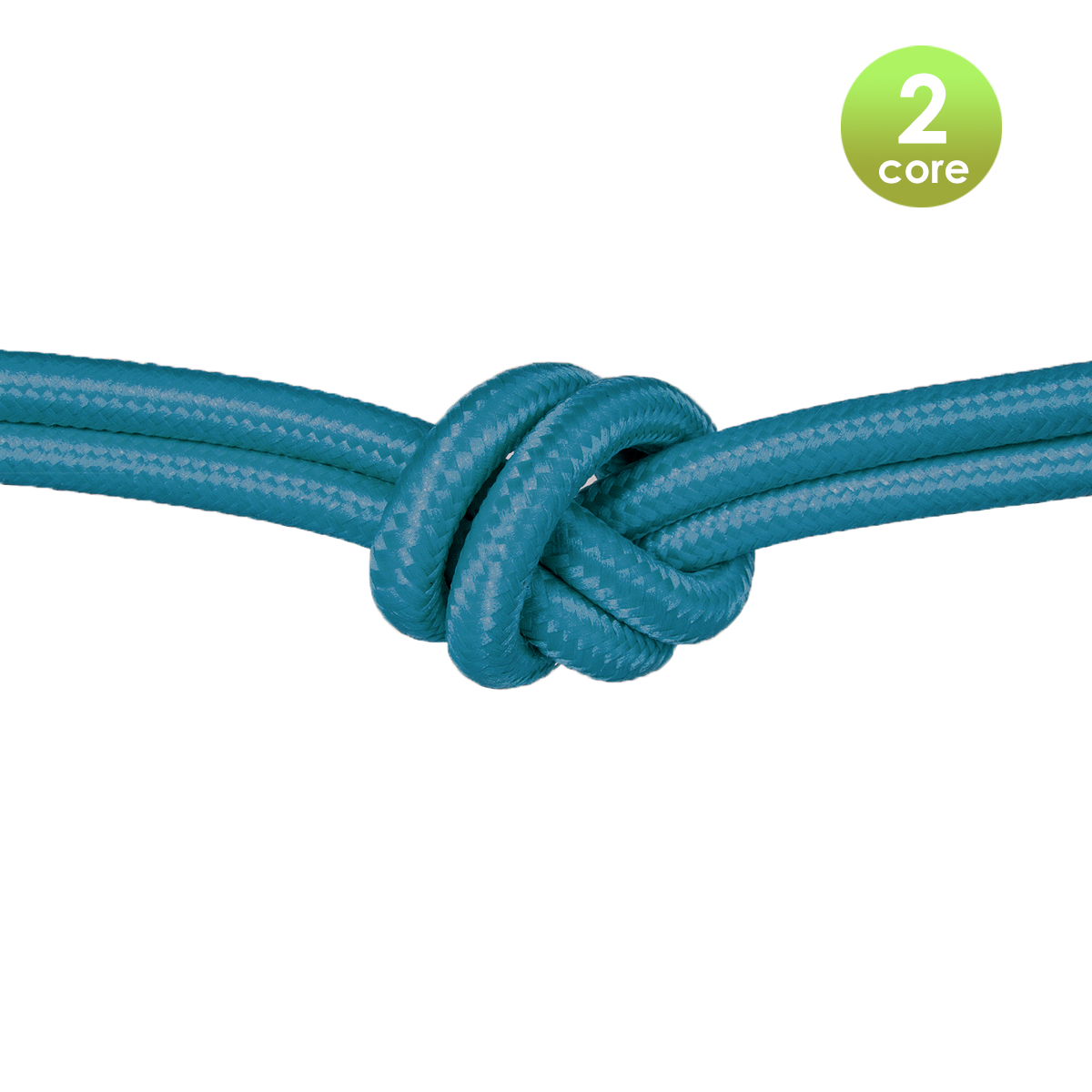 Tangla lighting - TLCB01006GN - Fabric cable 2 core - in steel blue