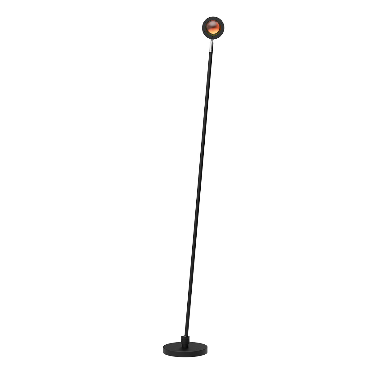 Tangla lighting - TLF7202-01D - LED Floor lamp 1 Light - metal + glass - sand black - swing aura