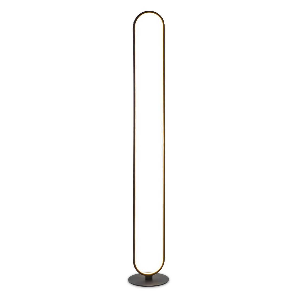 Tangla lighting - TLF7633-01BK - LED Floor lamp - metal + plastic - black - eclipse