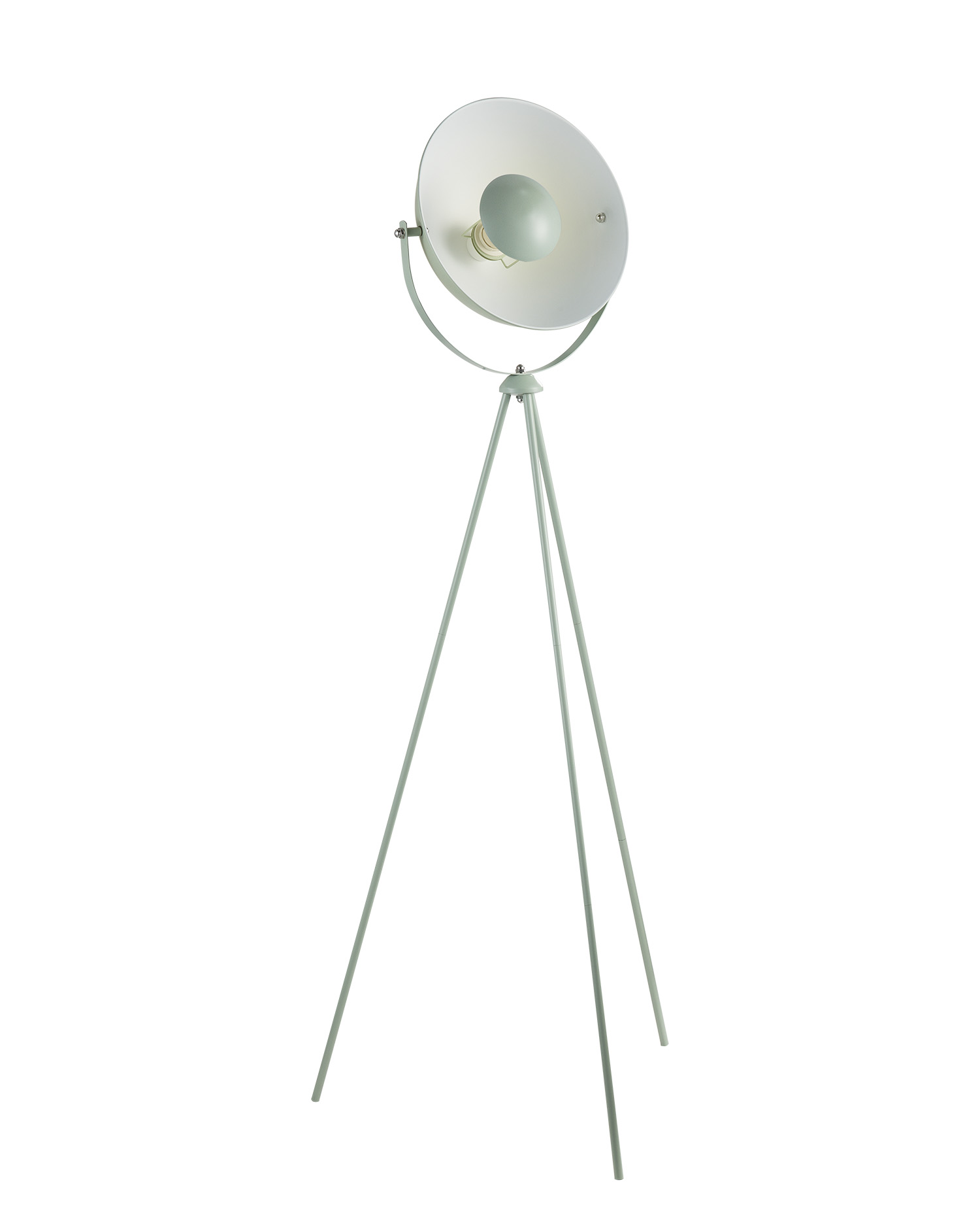 Tangla lighting - TLF7400-01GN - LED Floor lamp 1 Light - metal - green - curve - tripod - E27