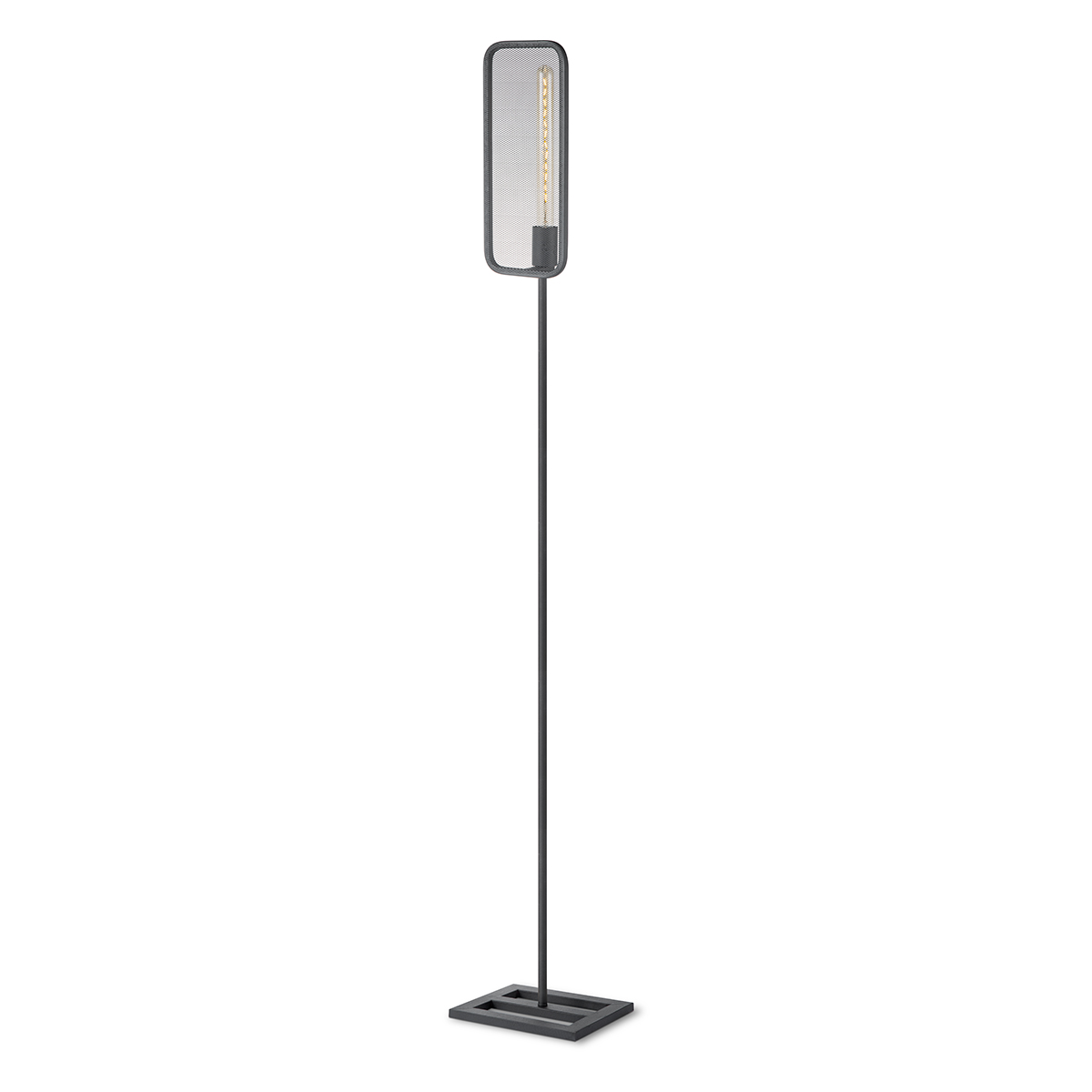 Tangla lighting - TLF2003-01SB - LED Floor lamp 1 Light - metal - sand black - single mesh - E27