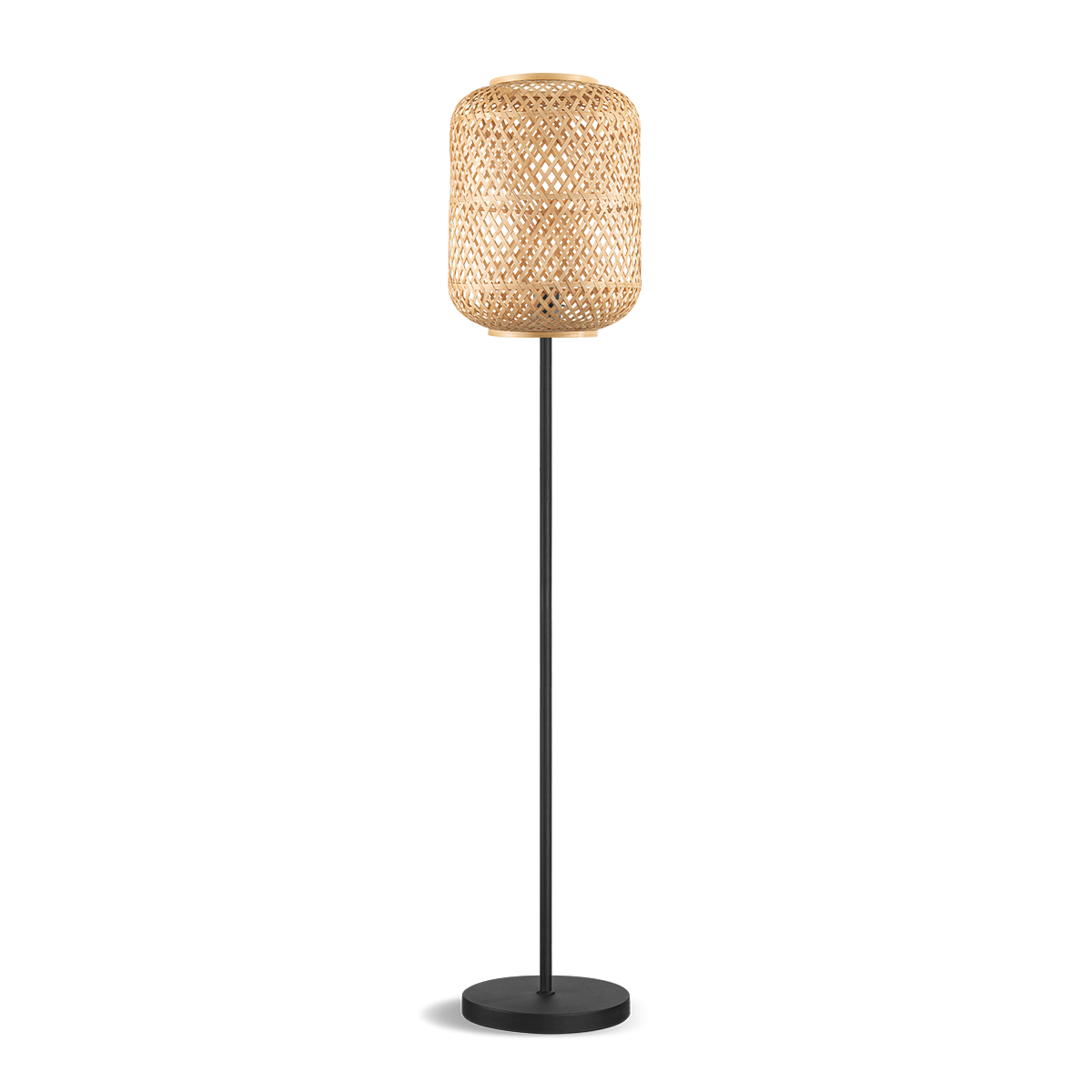 Tangla lighting - TLF7626-01LNT - LED Floor lamp 1 Light - bamboo - natural - bar - E27