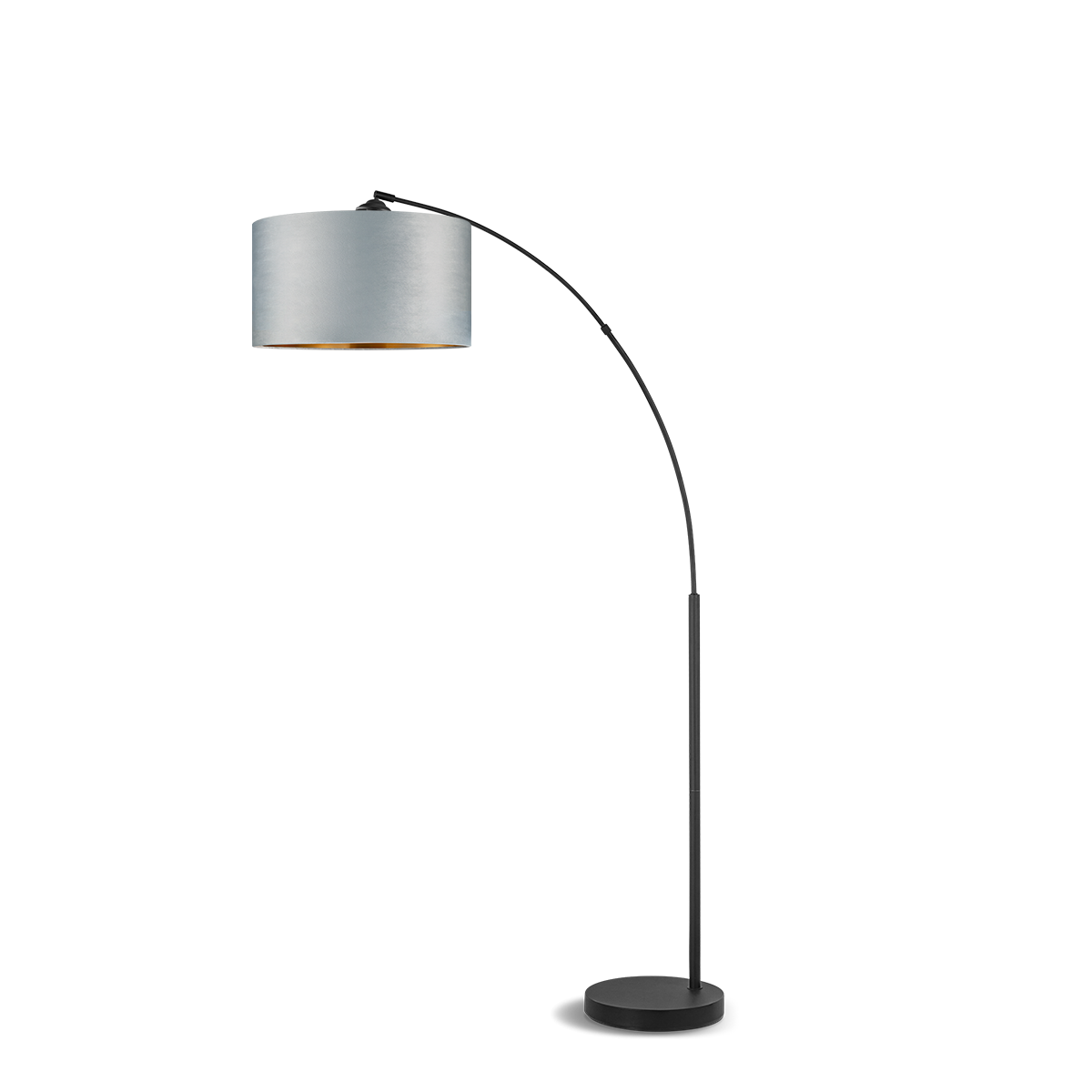Tangla lighting - TLF7574-01BL - LED Floor lamp 1 Light - metal and velvet - blue - fischer - E27