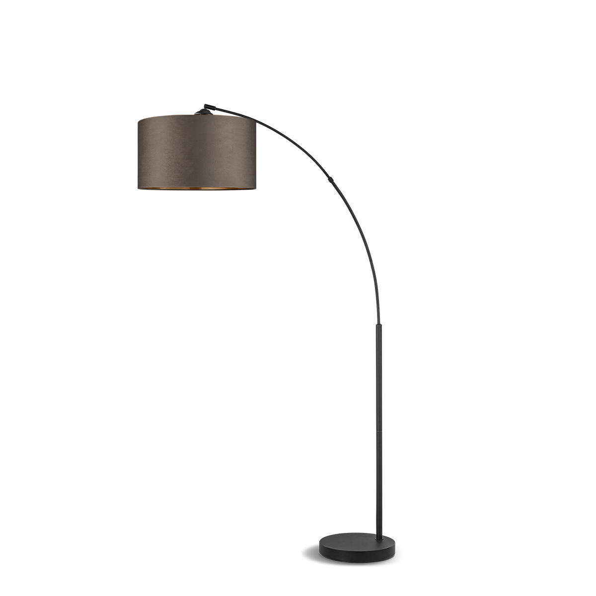 Tangla lighting - TLF7574-01DG - LED Floor lamp 1 Light - metal and velvet - dark green - fischer - E27