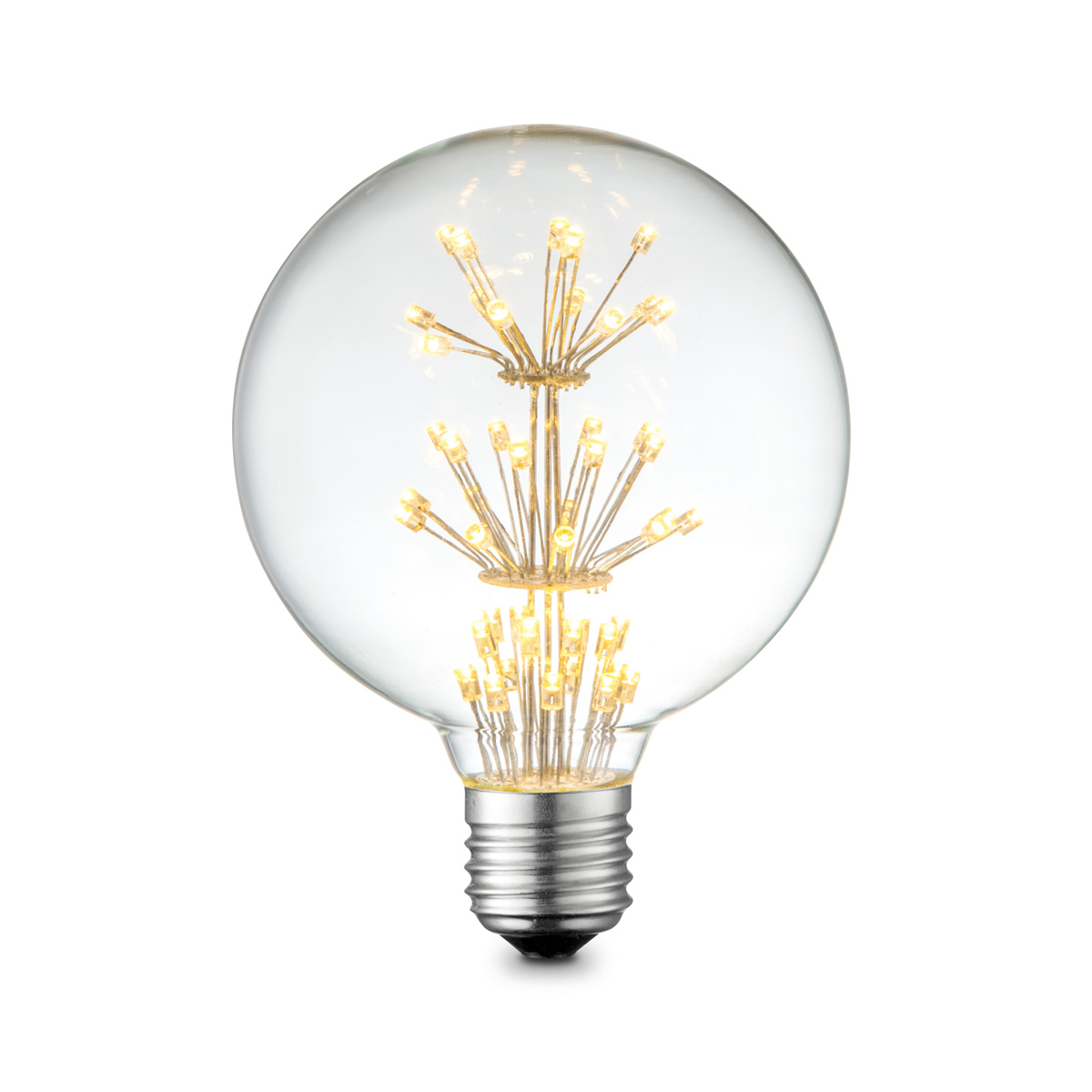 Tangla lighting - TLB-8084-05CL - LED Light Bulb Crystal filament - G95 1.5W clear - non dimmable - E27