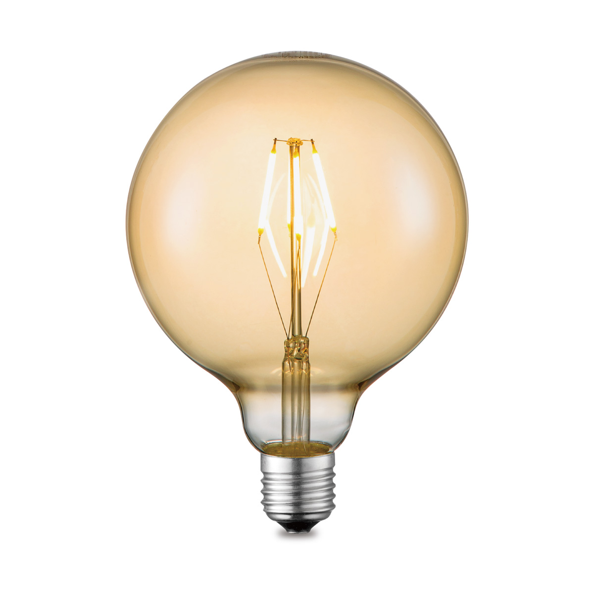 Tangla lighting - TLB-8005-02AM - LED Light Bulb Deco filament - G125 2W amber - non dimmable - E27
