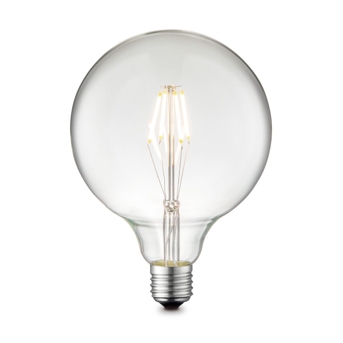 Tangla lighting - TLB-8005-04CL - LED Light Bulb Deco filament - G125 4W clear - globe - dimmable - E27