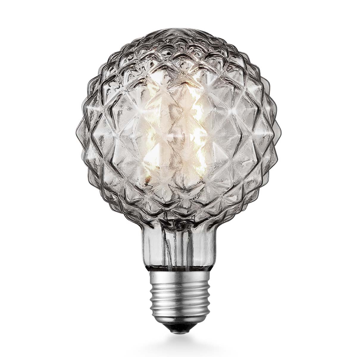Tangla lighting - TLB-8073-04SM - LED Light Bulb Deco filament - G125 4W smoke - grenade - dimmable - E27