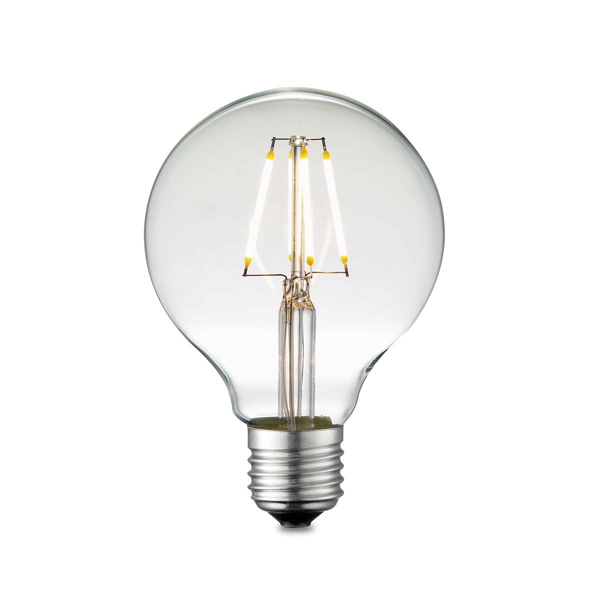Tangla lighting - TLB-8003-02CL - LED Light Bulb Deco filament - G80 2W clear - non dimmable - E27
