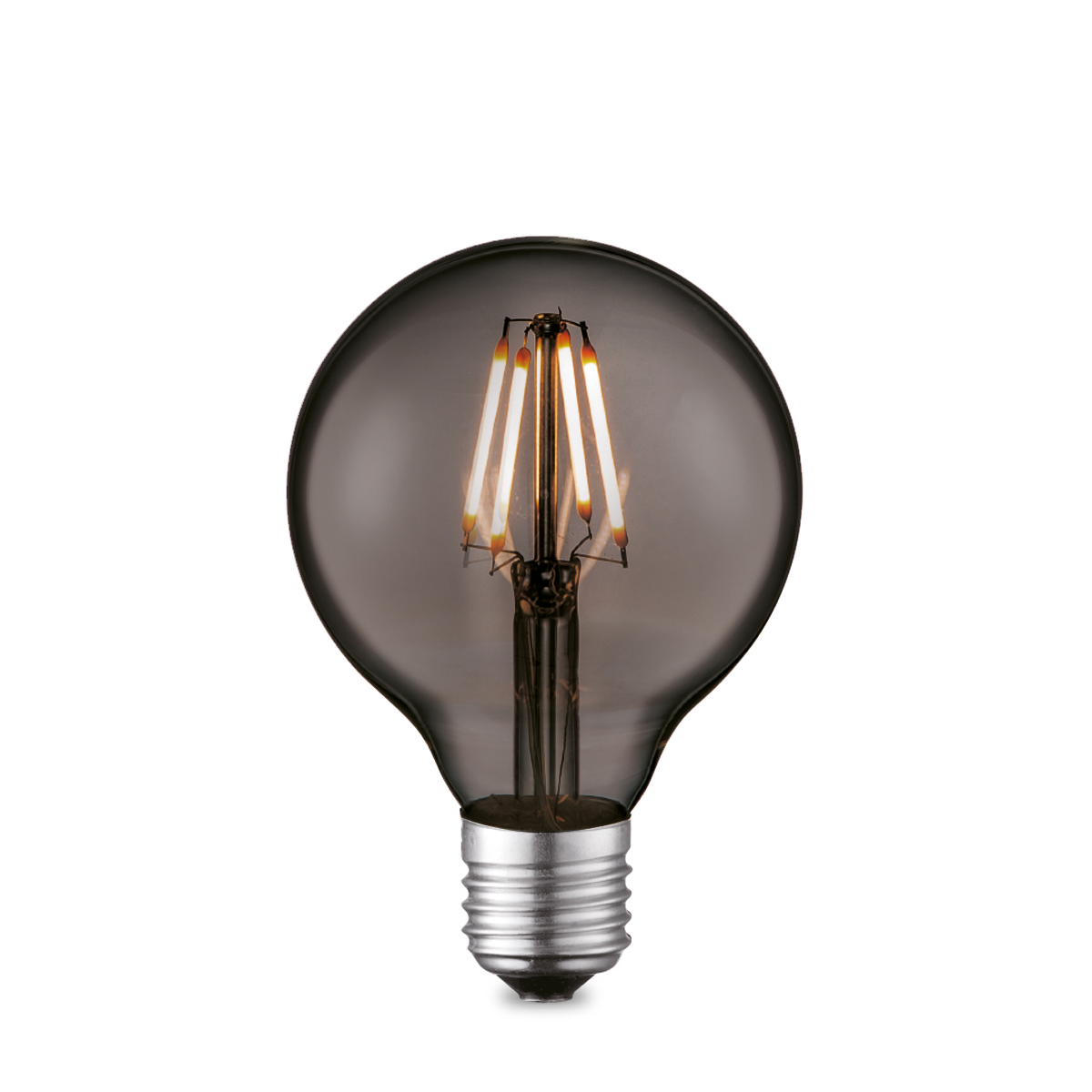 Tangla lighting - TLB-8003-04TM - LED Light Bulb Deco filament - G80 4W titanium - dimmable - E27