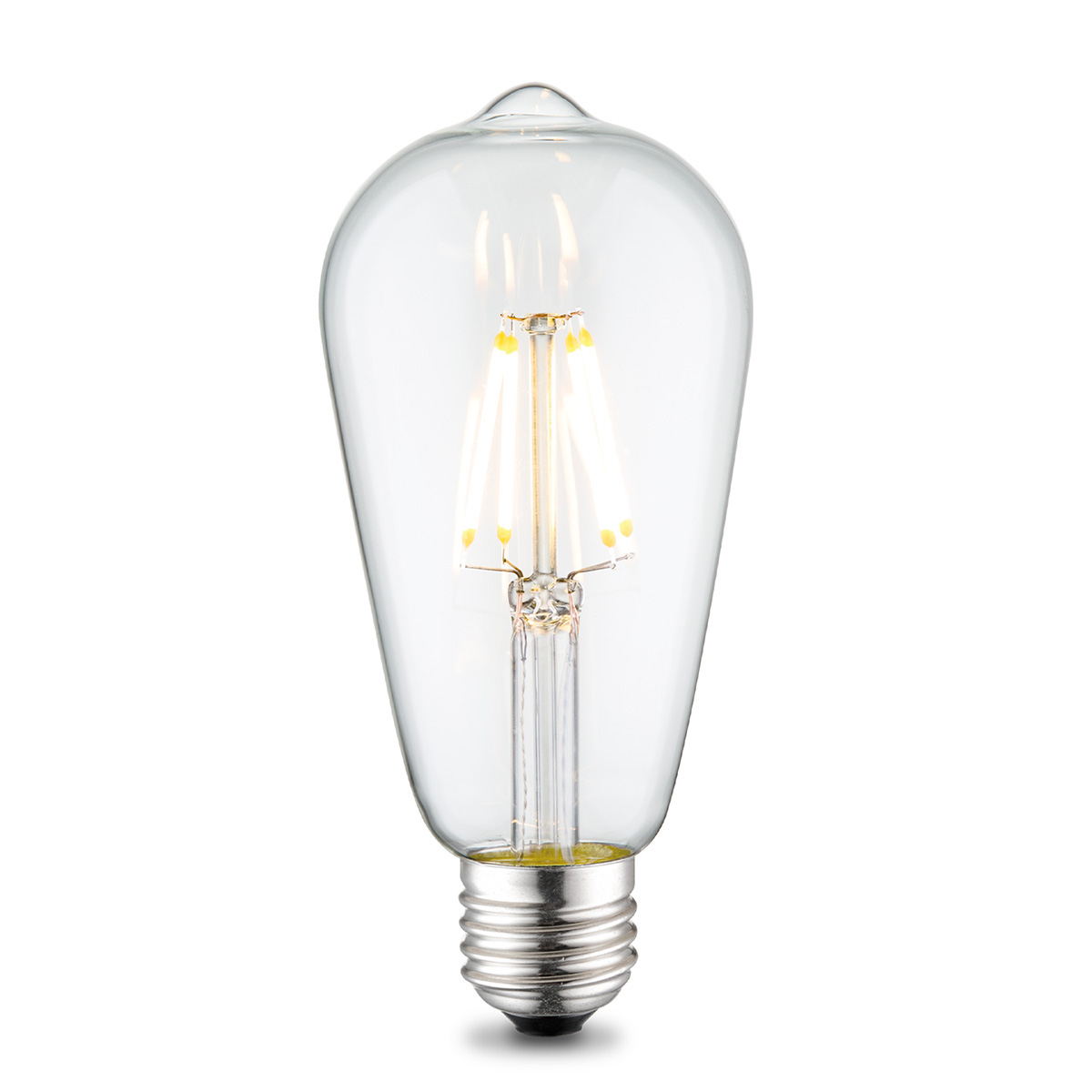 Tangla lighting - TLB-8001-04CL - LED Light Bulb Deco filament - ST64 4W clear - dimmable - E27