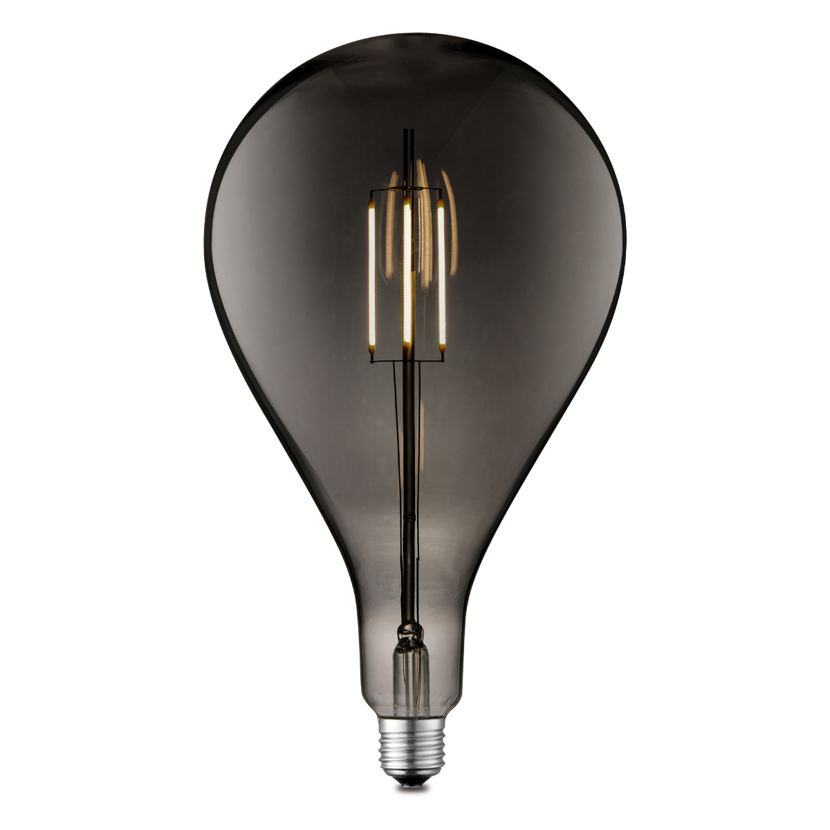 Tangla lighting - TLB-8042-04TM - LED Light Bulb Deco filament - special 4W titanium - pear - dimmable - E27