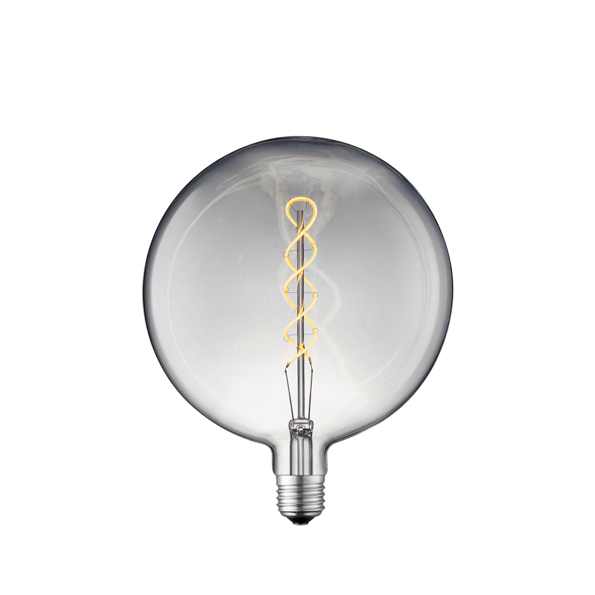 Tangla lighting - TLB-8012-04SM - LED Light Bulb Double Spiral filament - G150 4W smoke - medium - dimmable - E27